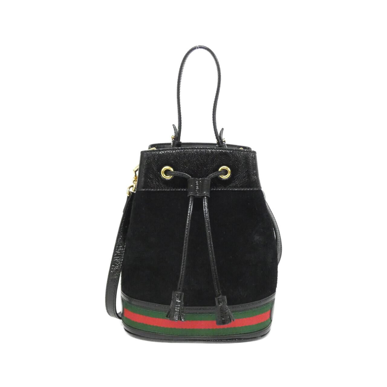 Gucci Ophidia Enamel Shoulder Bag Suede