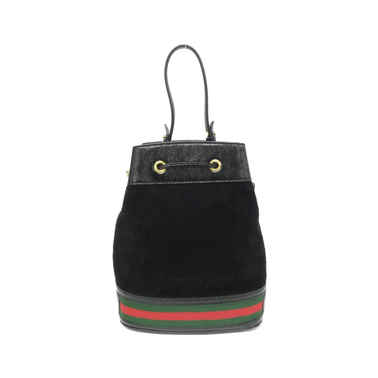 Gucci Ophidia Enamel Shoulder Bag Suede
