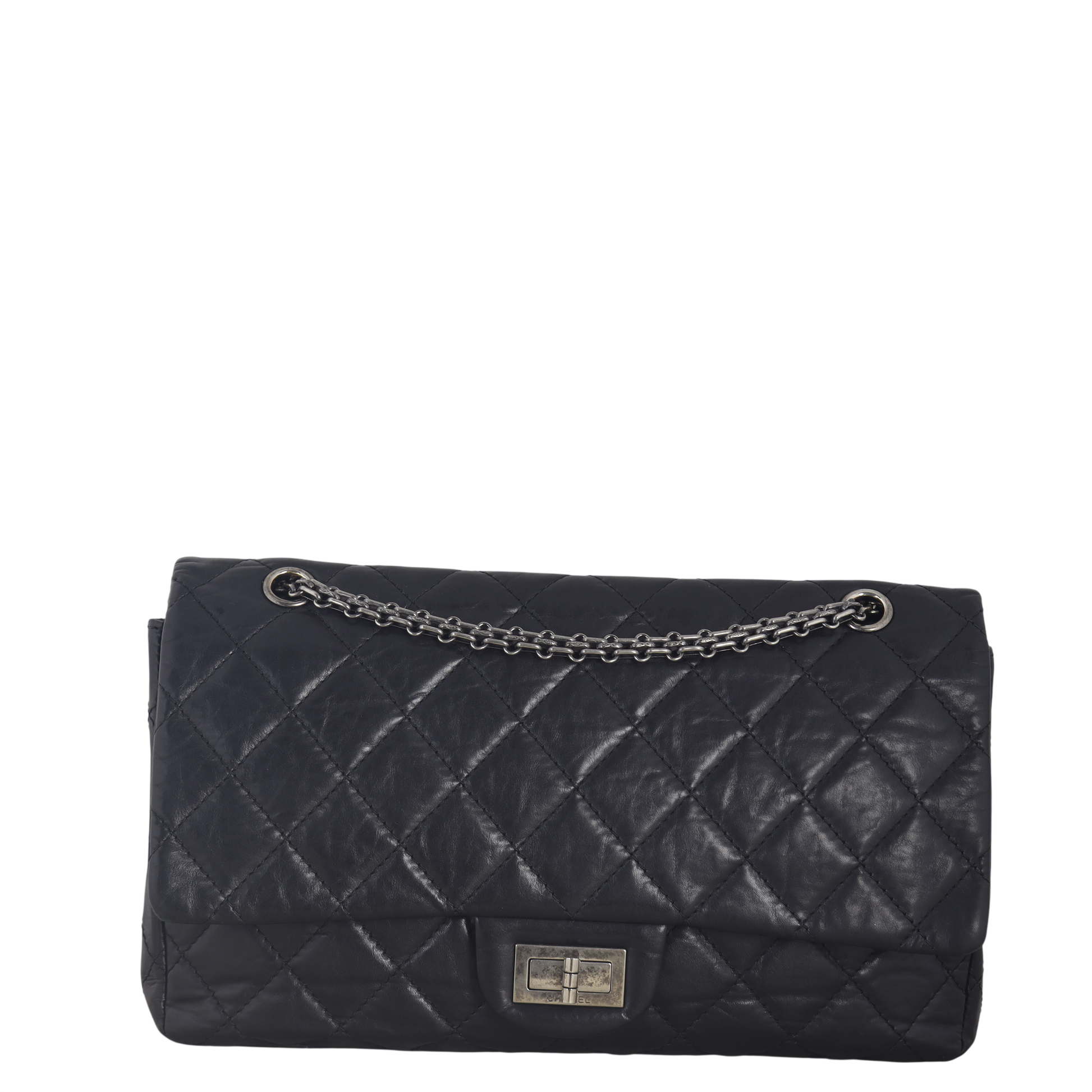 Chanel 2.55 Reissue 227 Double Bag Quilted Black Crossbody Bag Bag 16122025