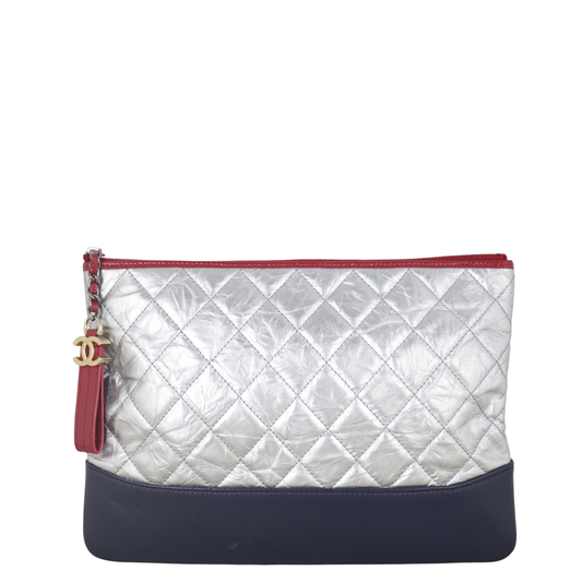 Chanel Gabrielle O-Case Handbag Quilted Clutch Bag