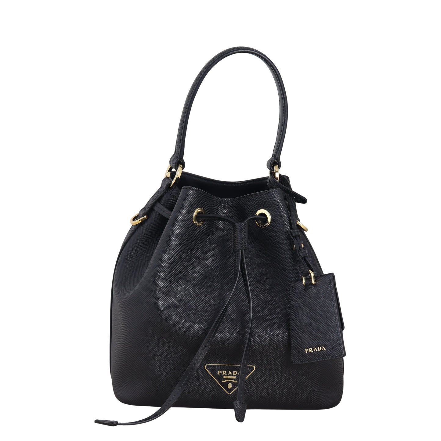 Prada Saffiano Lux Bag Bucket Bucket Bag
