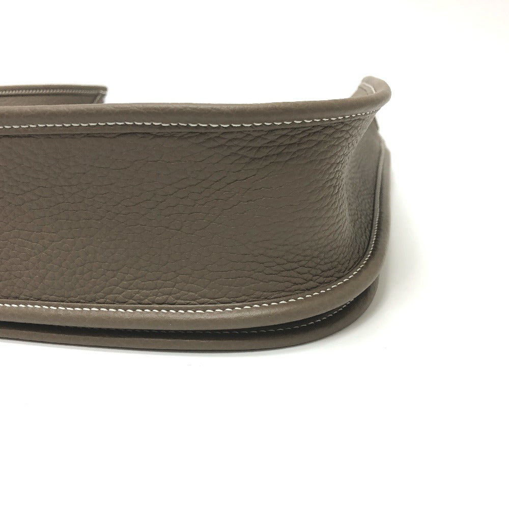 Hermes Shoulder Bag Taurillon Clemence Evelyn 3Pm Trois Women Brown