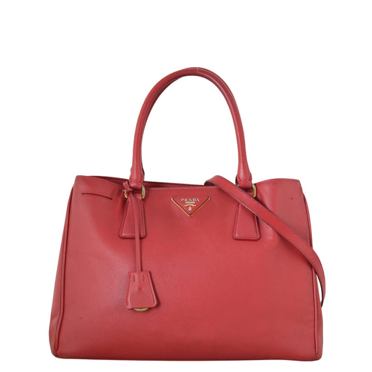 Prada Saffiano Lux Tote Handbag Medium Tote Bag