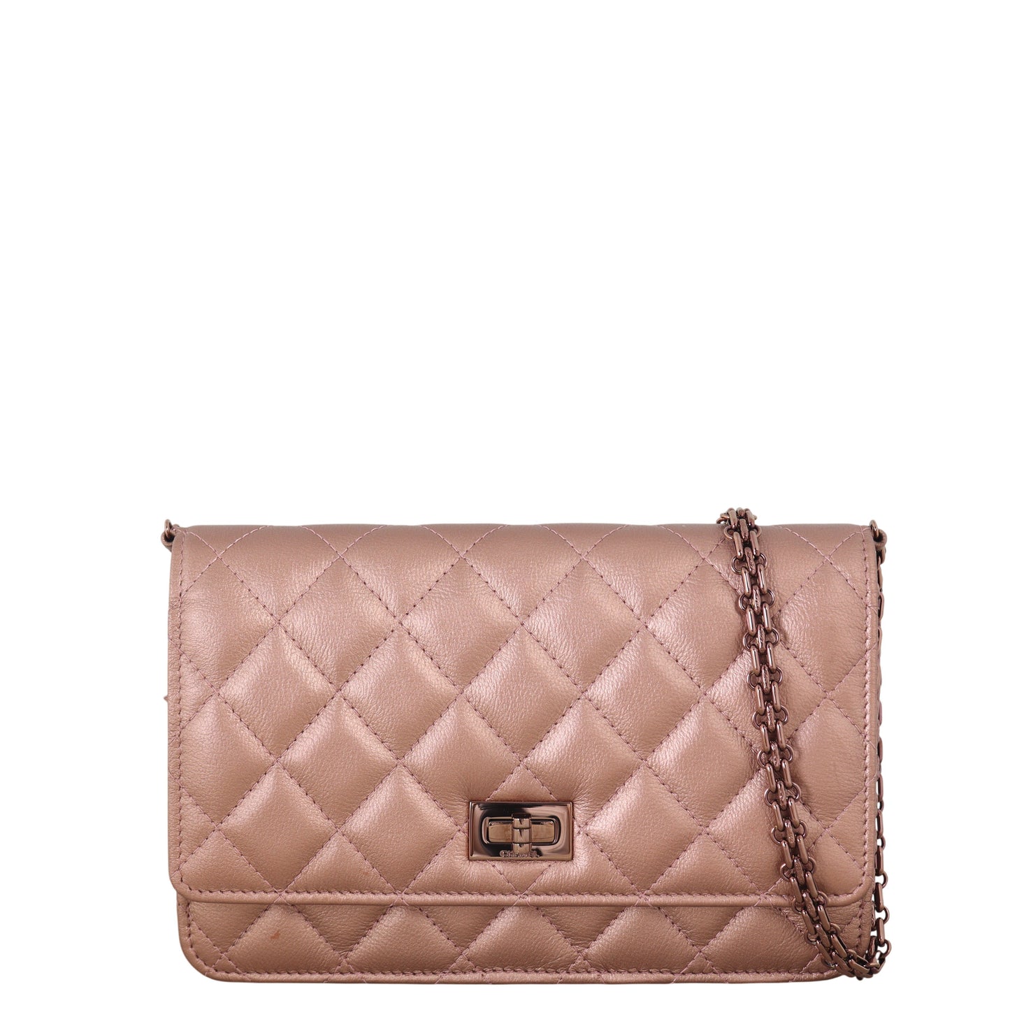 Chanel 2.55 Reissue Wallet on Handbag Quilted Pink Crossbody Bag