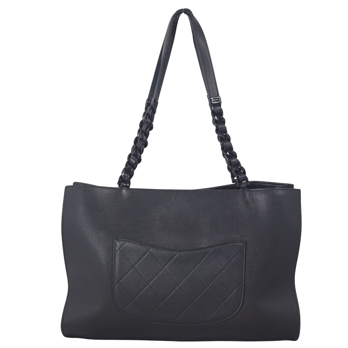 Chanel My Everything Tote Quilted Black Shoulder Bag