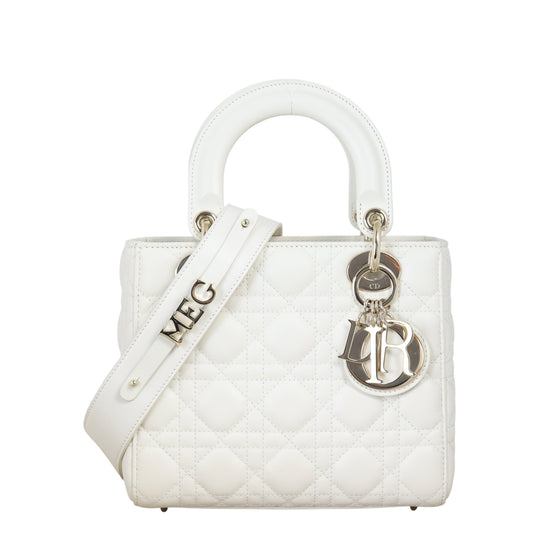 Dior Crossbody Bag Lady My ABC 21 White Mini Small Shoulder Bag