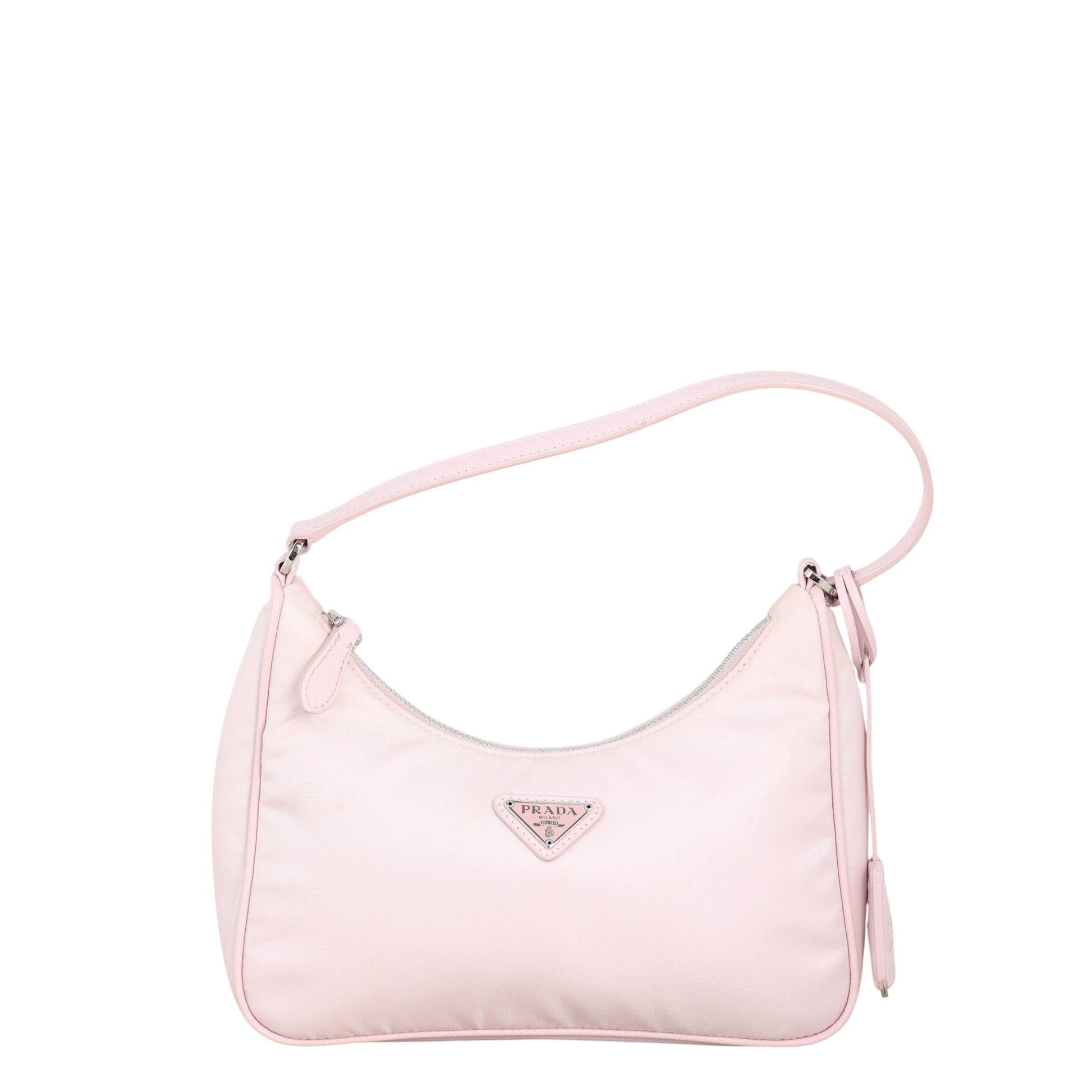 Prada Shoulder Bag Re-Edition Tessuto Bag 5 Nylon Pink Mini