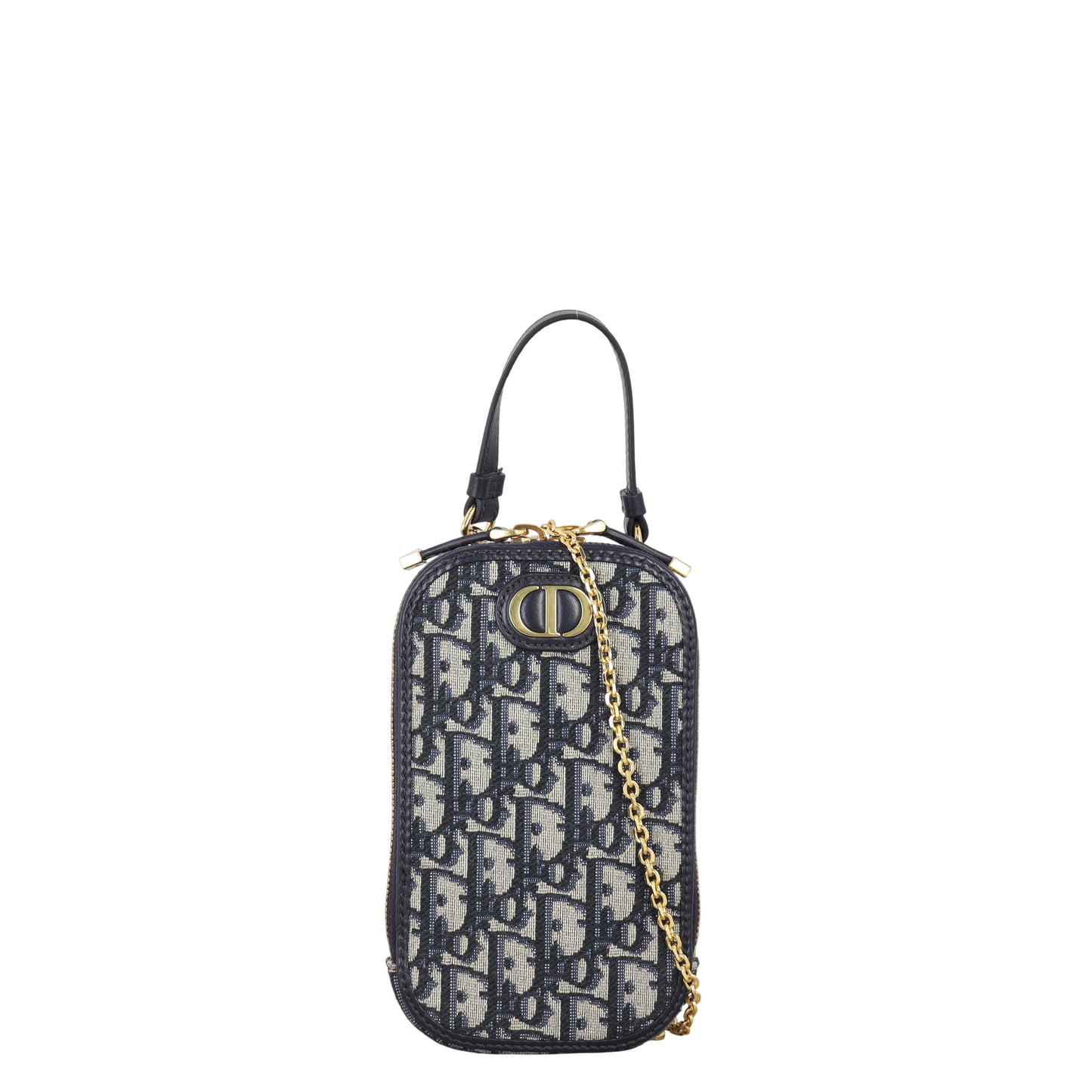 Dior Crossbody Bag 30 Montaigne Phone Holder Oblique 2 Canvas Mini Small Shoulder Bag