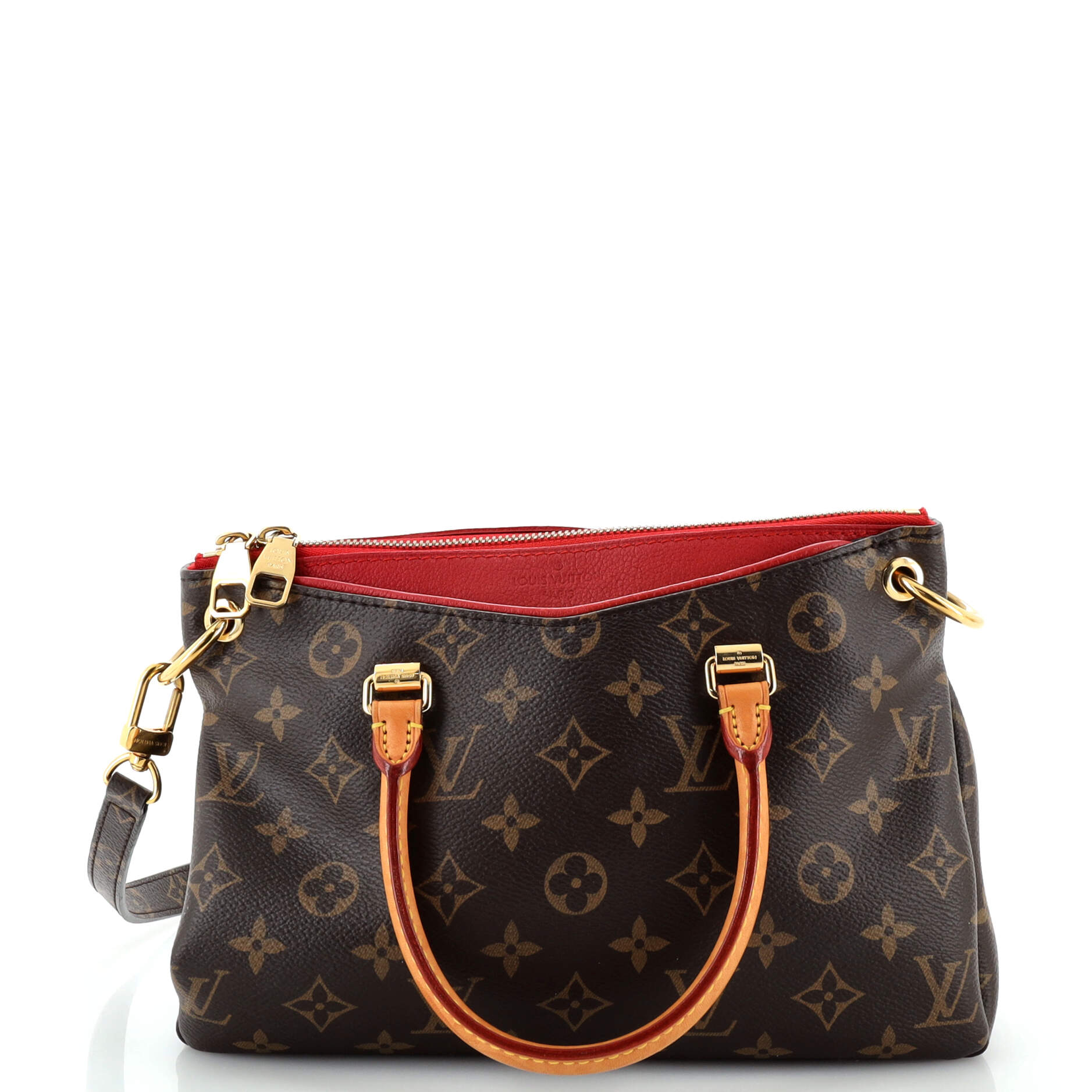 Louis Vuitton Pallas Tote Bb Canvas Monogram Shoulder Bag