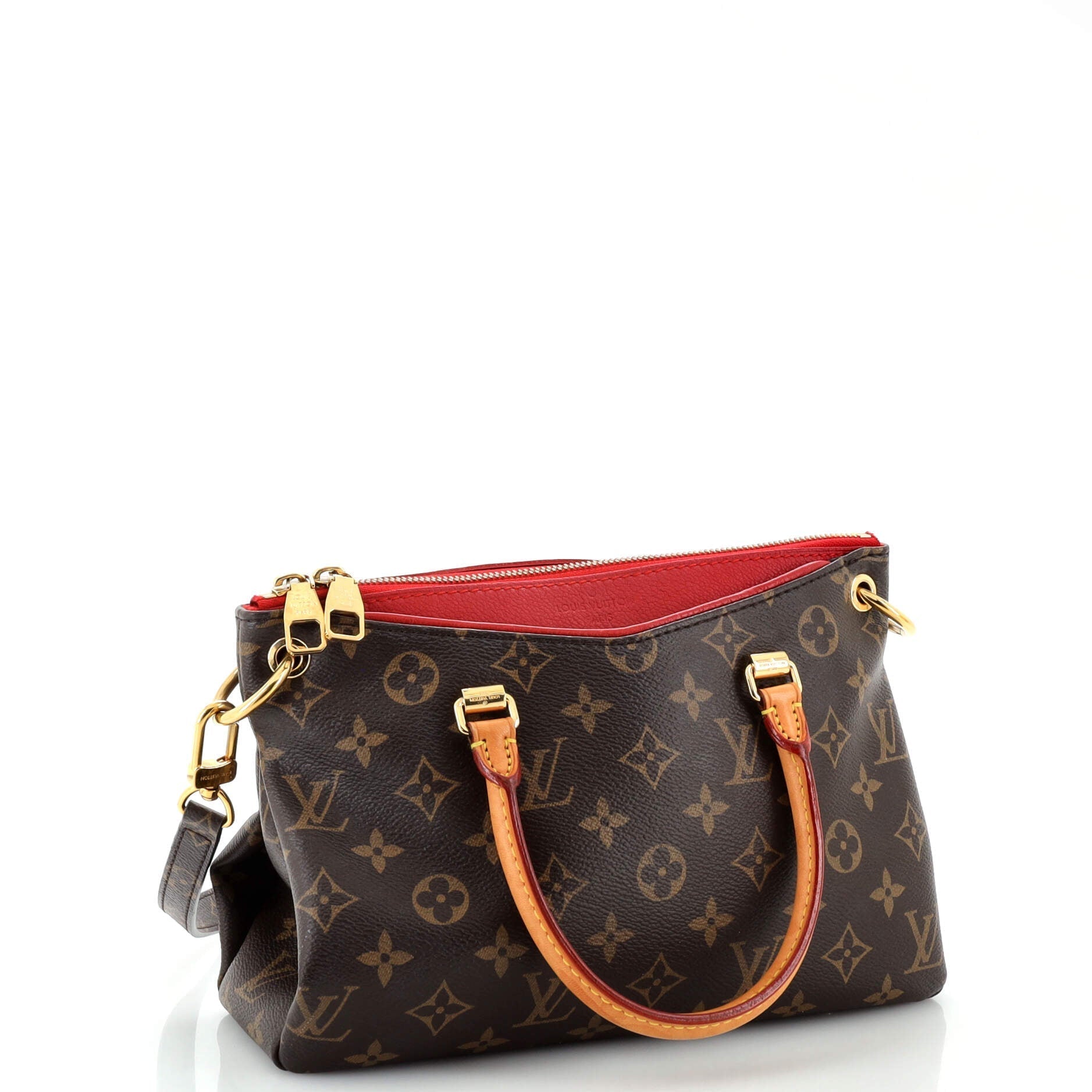 Louis Vuitton Pallas Tote Bb Canvas Monogram Shoulder Bag