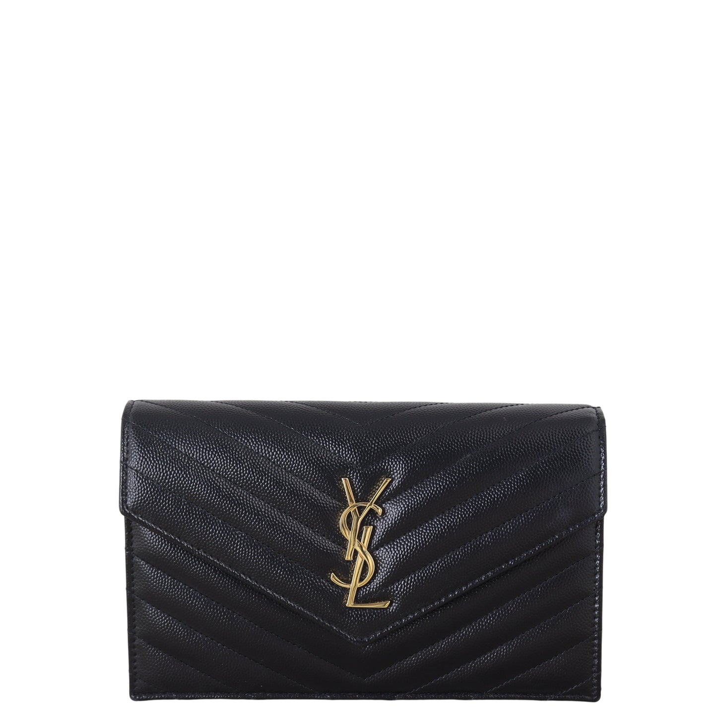 YSL Saint Laurent Saint Laurent Cassandre Envelope Wallet Crossbody Bag Chain