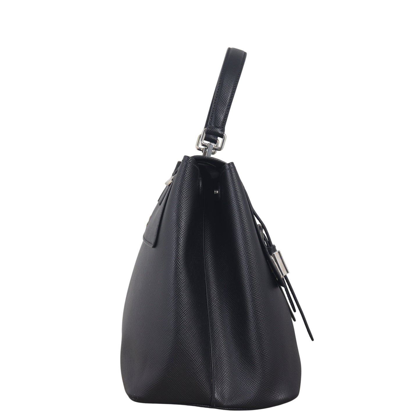 Prada Saffiano Cuir Top Handle Tote Handbag Tote Bag