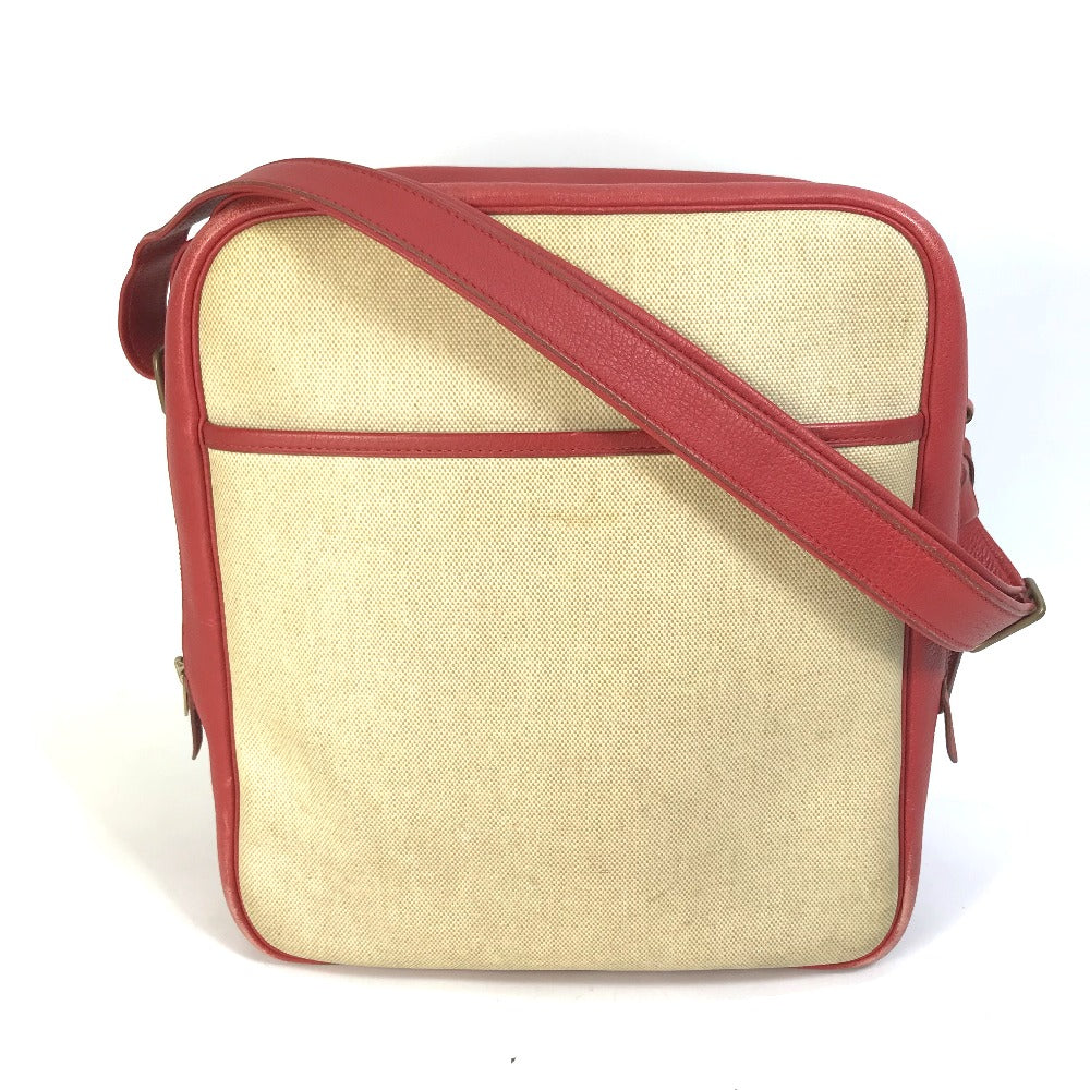 Hermes Shoulder Bag Toruash Victoria Square Women Leather Beige