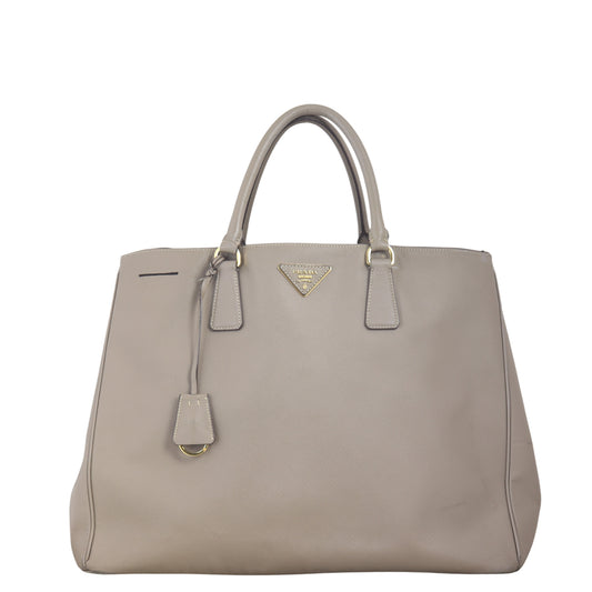 Prada Saffiano Lux Galleria Double Zip Tote Extra Large Tote Bag