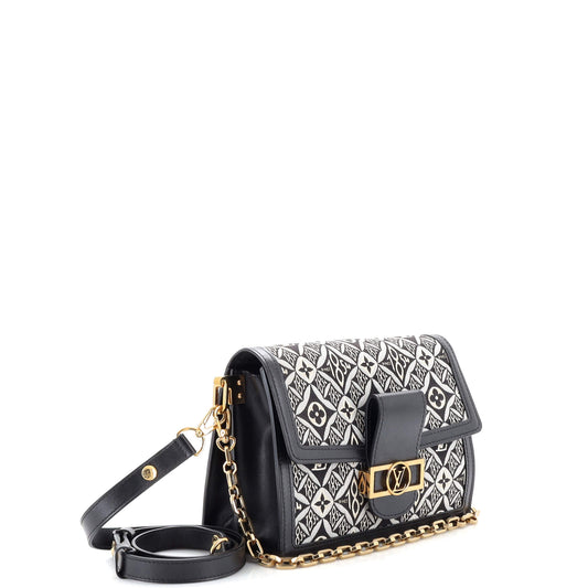 Louis Vuitton Dauphine Shoulder Bag Limited Edition Since Jacquard Monogram