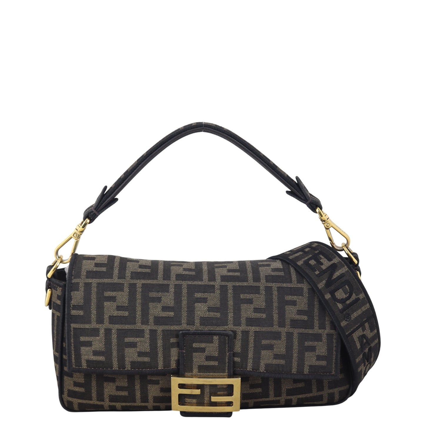 Fendi Shoulder Bag Baguette Bag Canvas