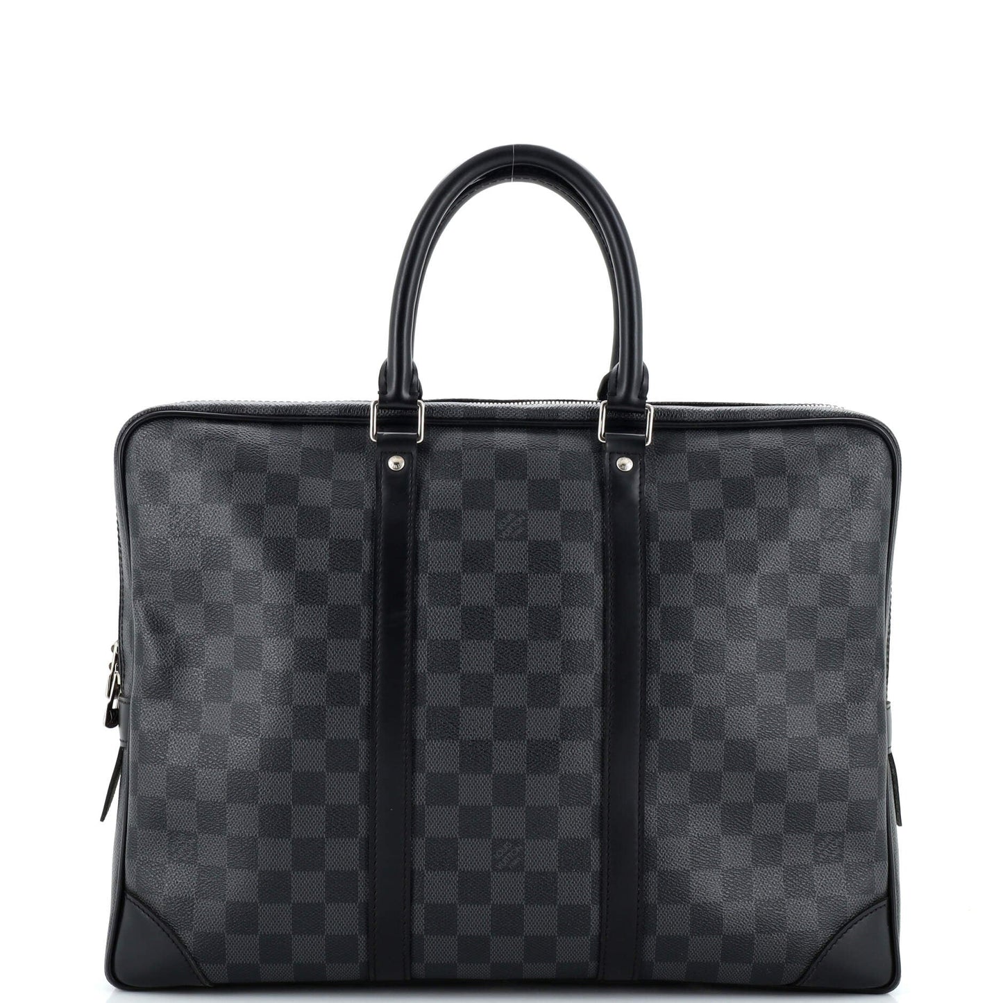 Louis Vuitton Porte Documents Voyage Briefcase Damier Graphite Pm Travel Bag