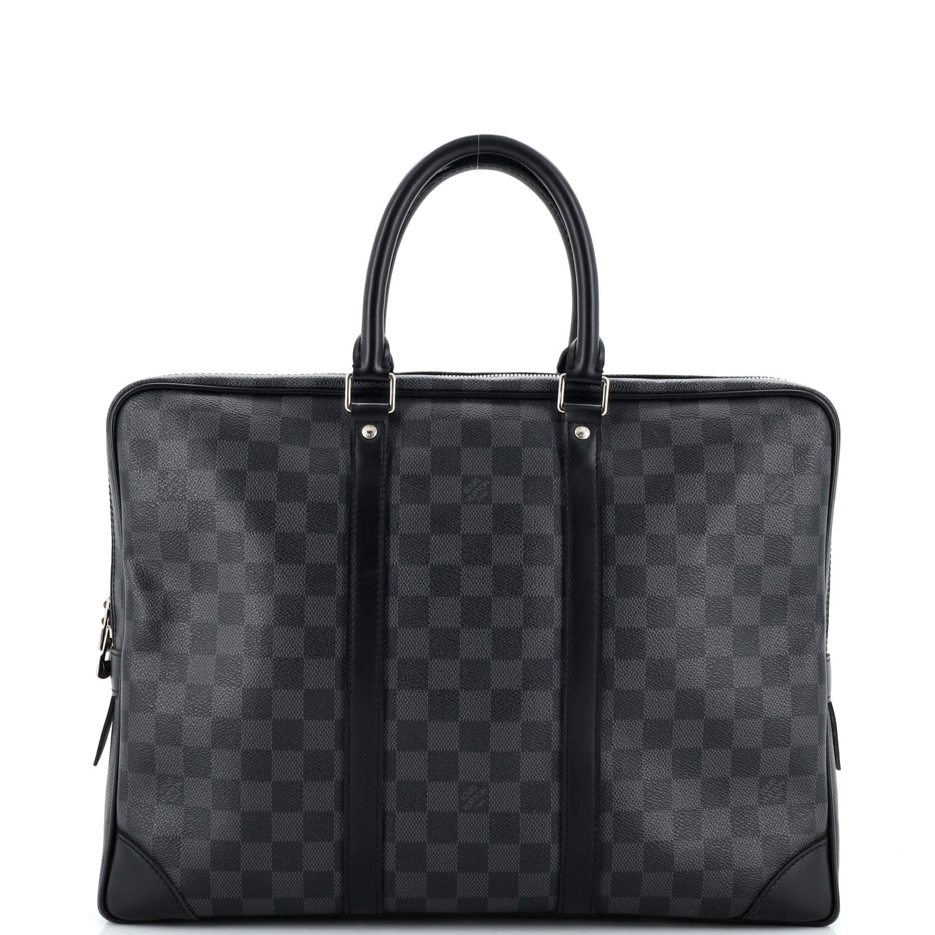 Louis Vuitton Porte Documents Voyage Briefcase Damier Graphite Pm Travel Bag