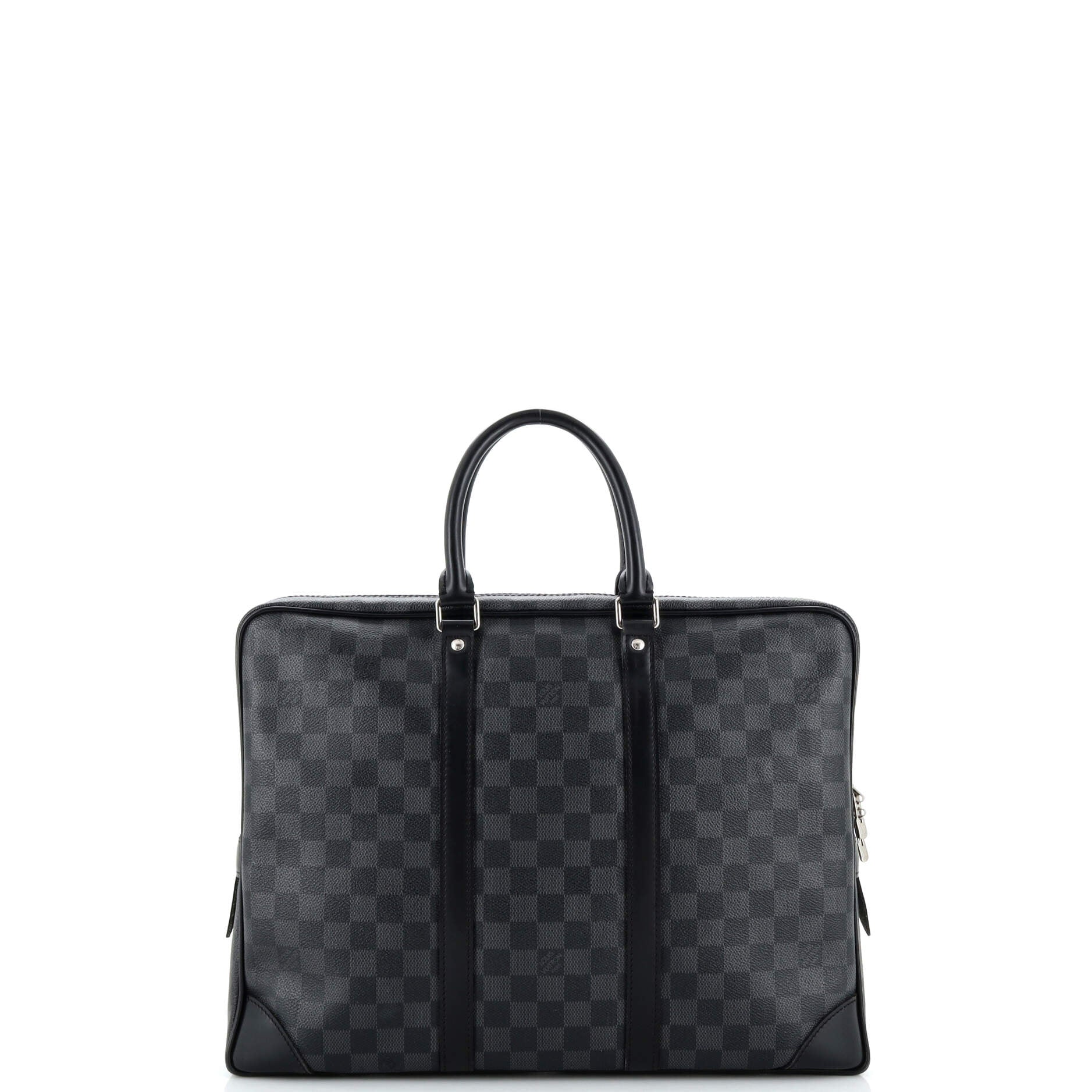 Louis Vuitton Porte Documents Voyage Briefcase Damier Graphite Pm Travel Bag