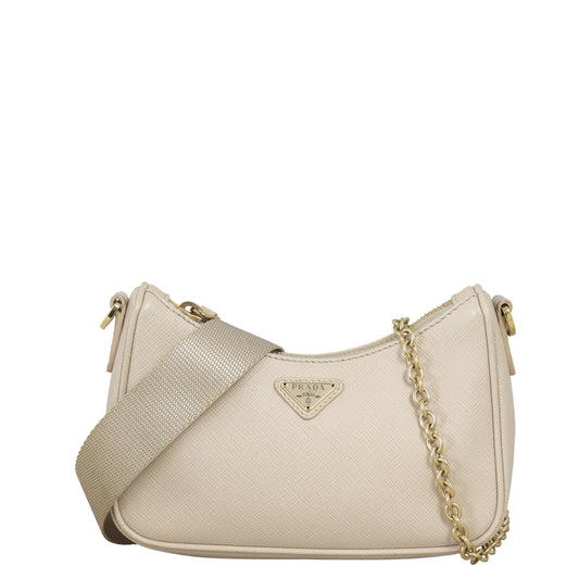 Prada Crossbody Bag Re-Edition Shoulder Bag 3 Saffiano Brown Mini