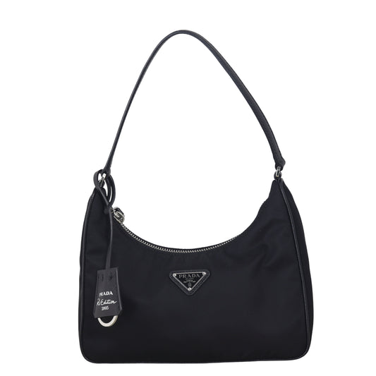 Prada Shoulder Bag Re-Edition Tessuto Bag 3 Nylon Black Mini
