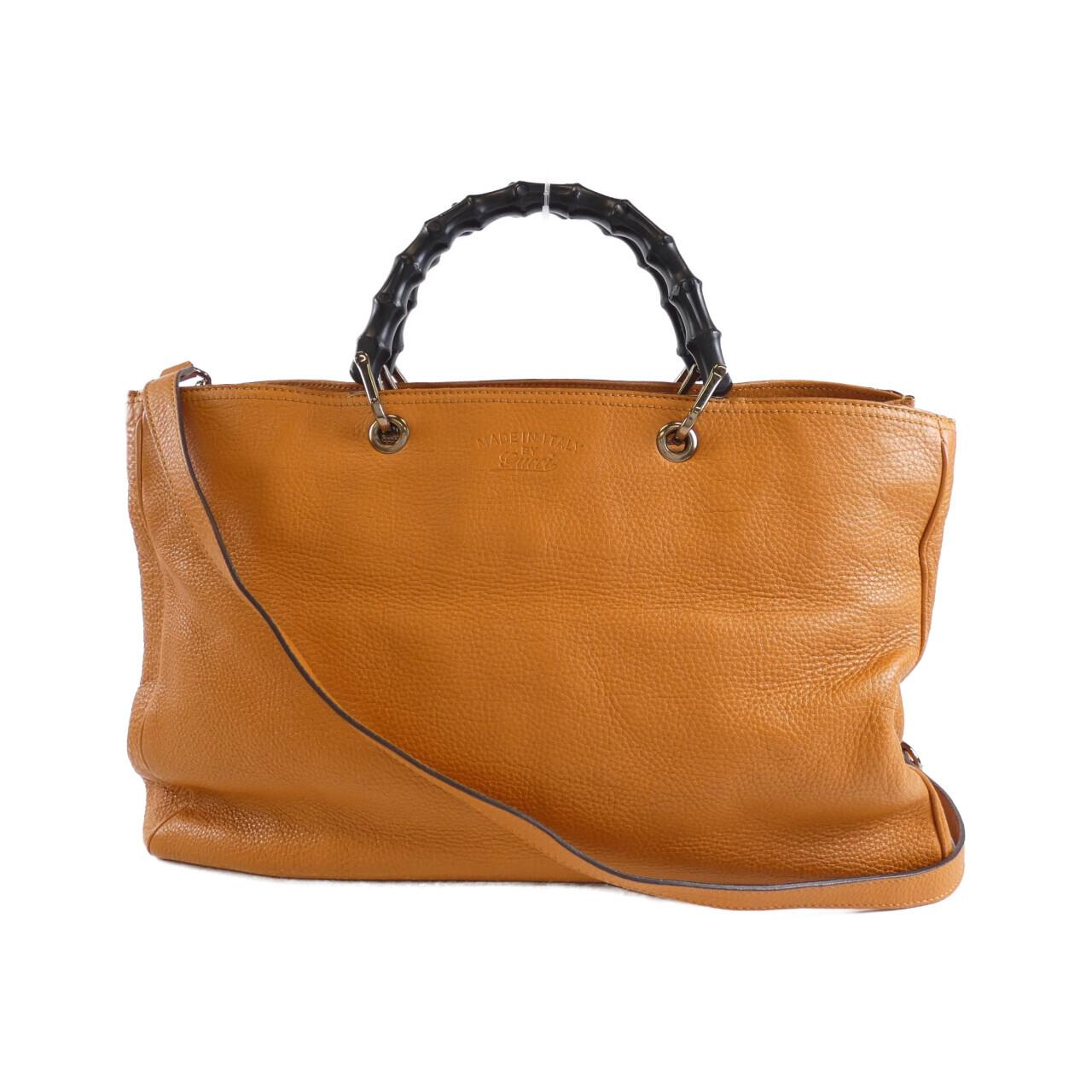 Gucci Gucci 323658 A7M0G Leather Bag Travel Bag