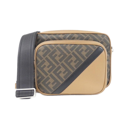 Fendi 7Va607 Alka Coated Shoulder Bag Canvas