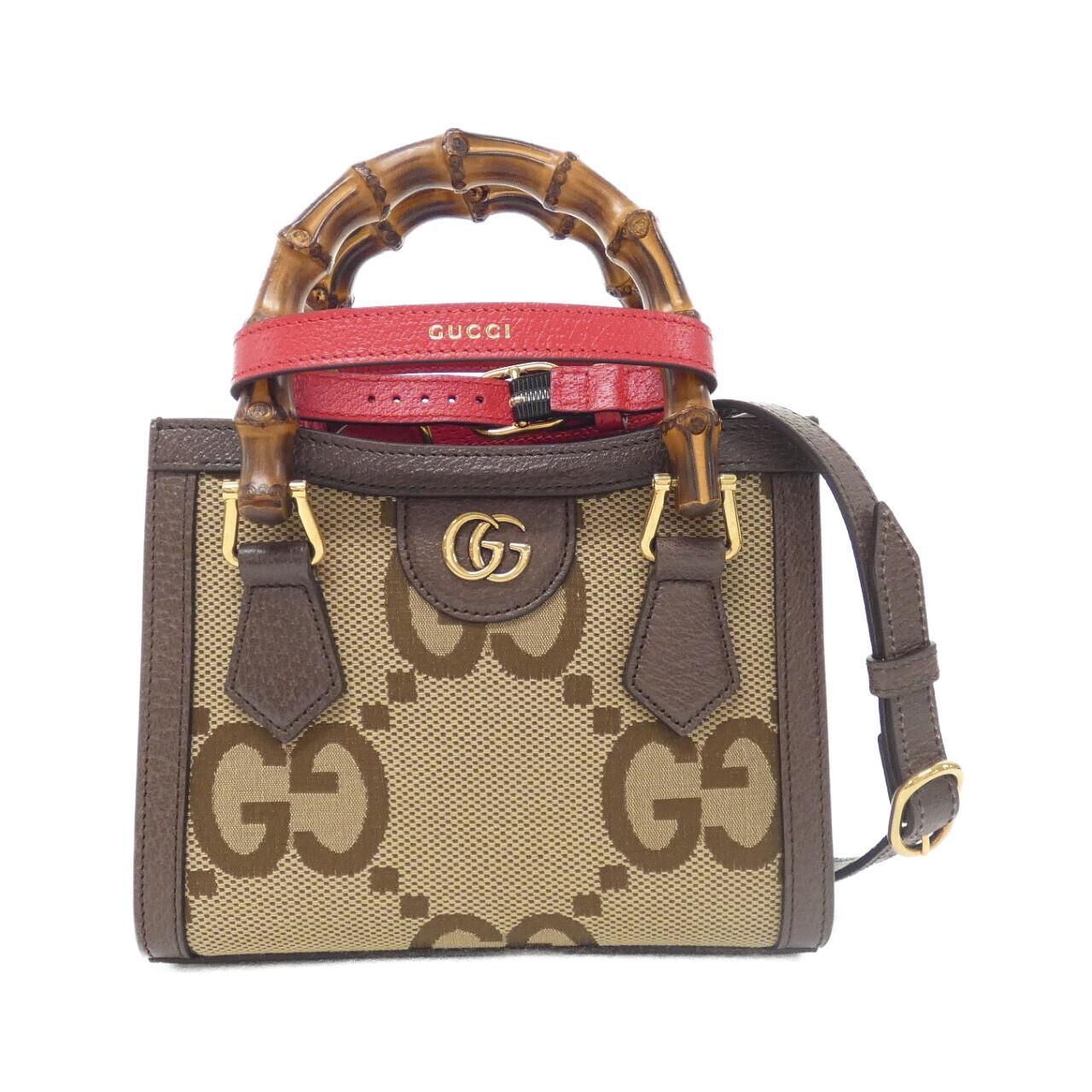 Gucci Diana Jumbo Bag Canvas Travel Bag