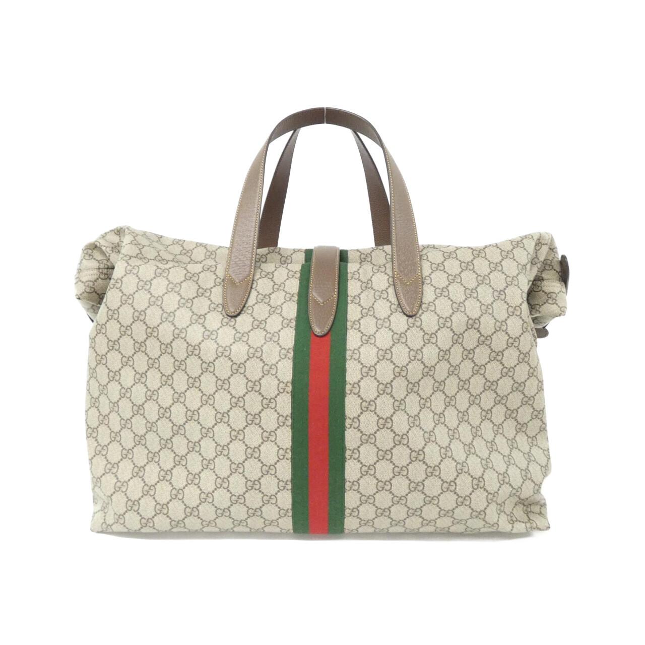 Gucci Jackie Supreme Tender Boston Bag Canvas Travel Bag