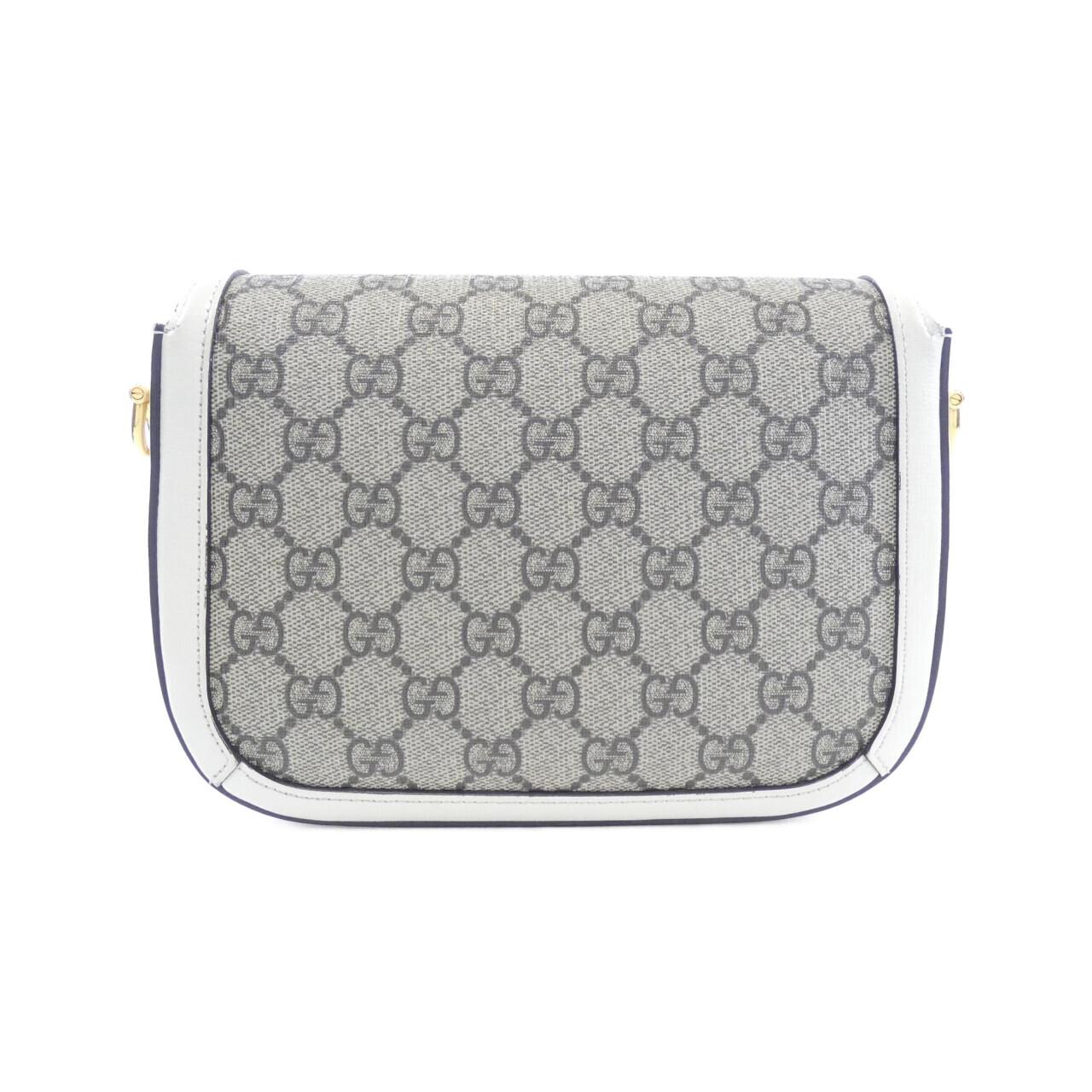 Gucci Horsebit Supreme Shoulder Bag Canvas Bag 2