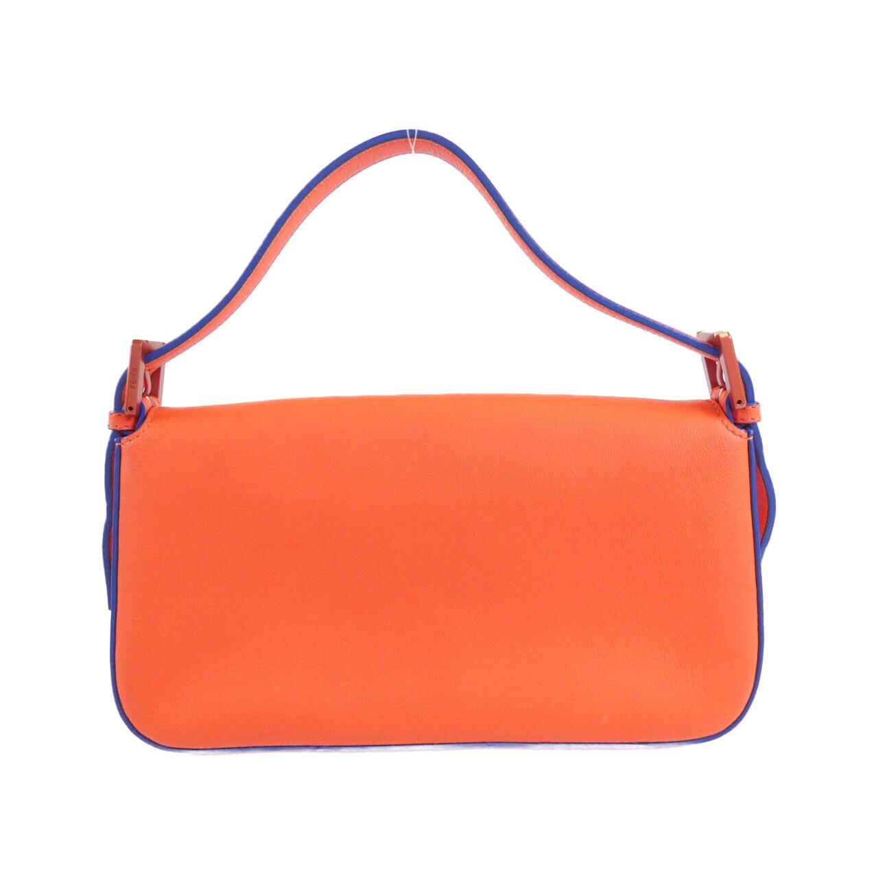 Fendi Bag Bugs Baguette Shoulder Bag Leather