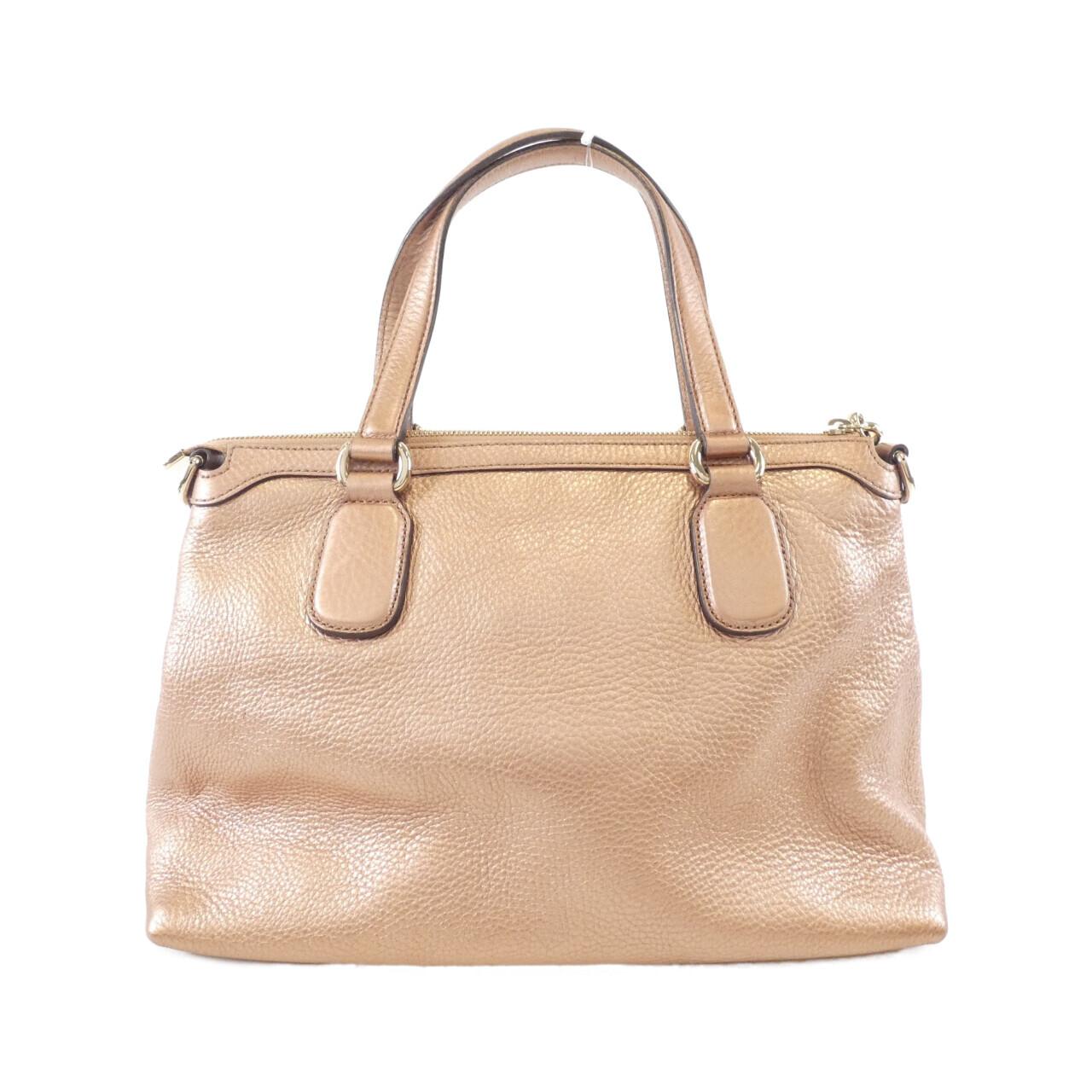 Gucci Metallic Bag Leather Travel Bag
