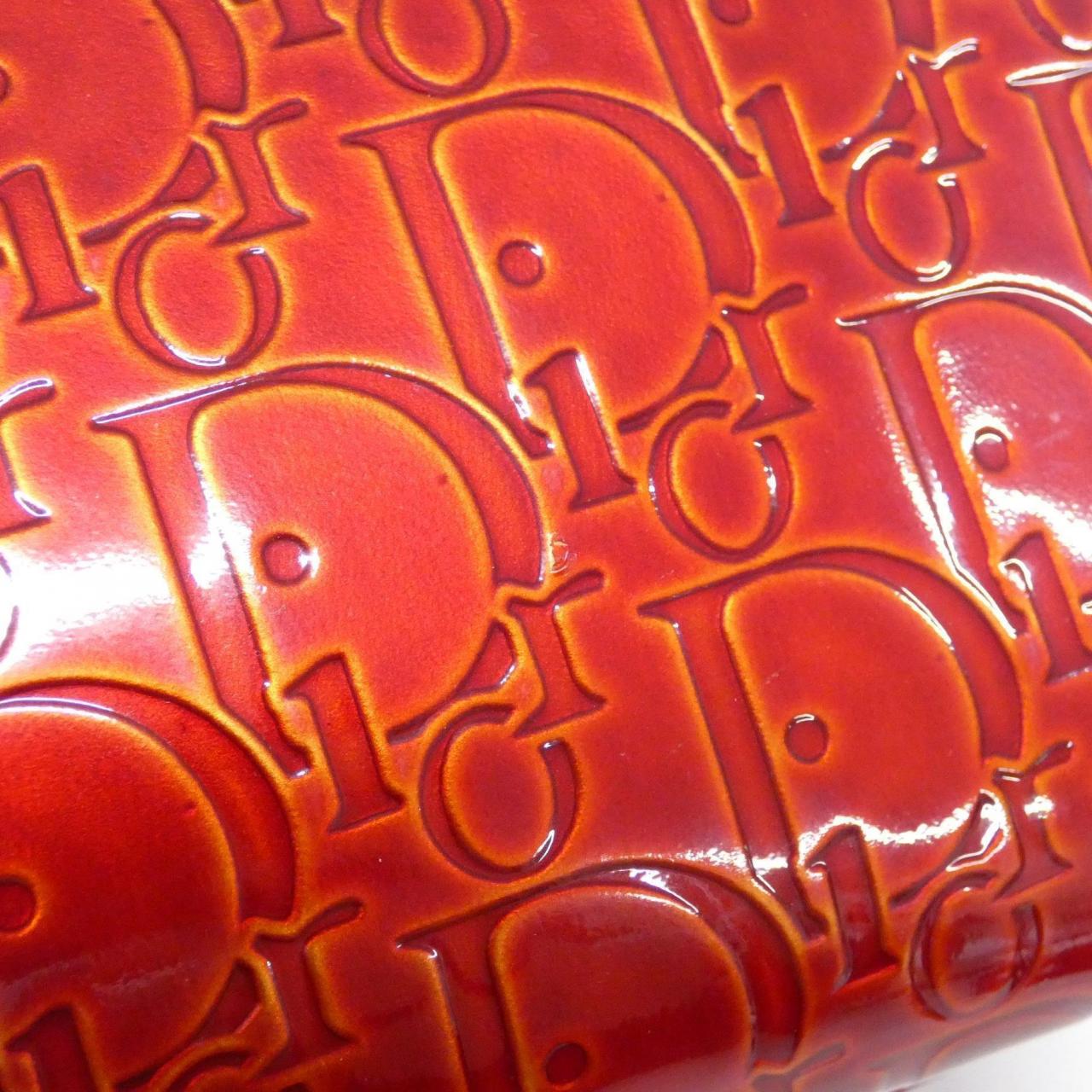 Dior Christian Lady Bag Leather Patent Travel Bag
