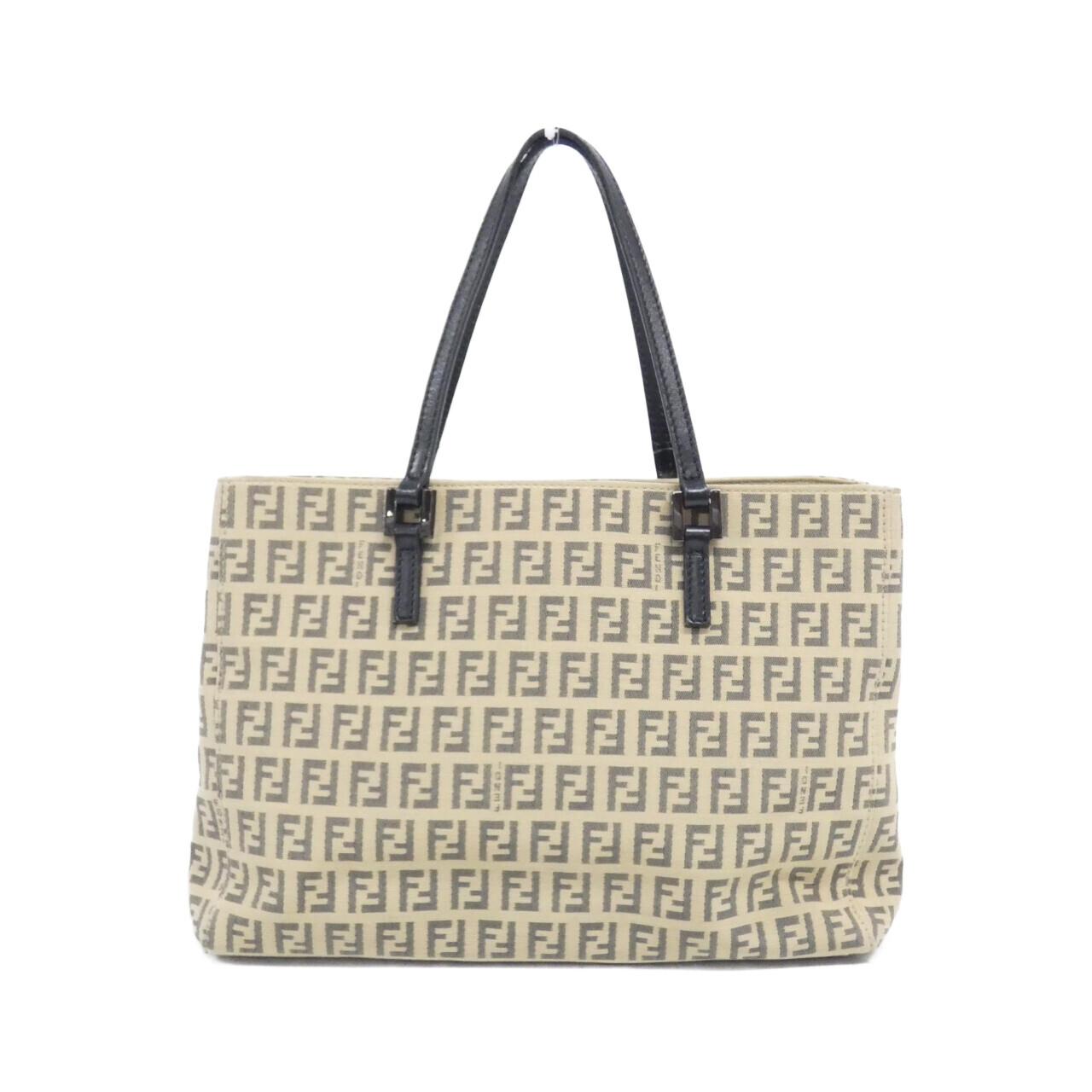 Fendi 8Bh132 Bag Leather Canvas Travel Bag