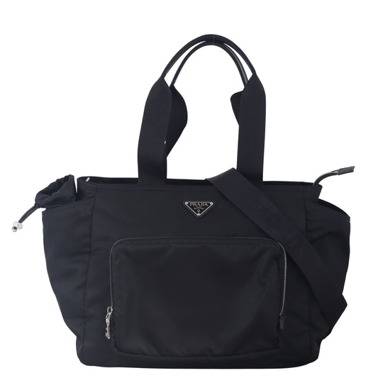 Prada Tote Bag Tessuto Bag 3 Nylon Black Baby Crossbody Bag