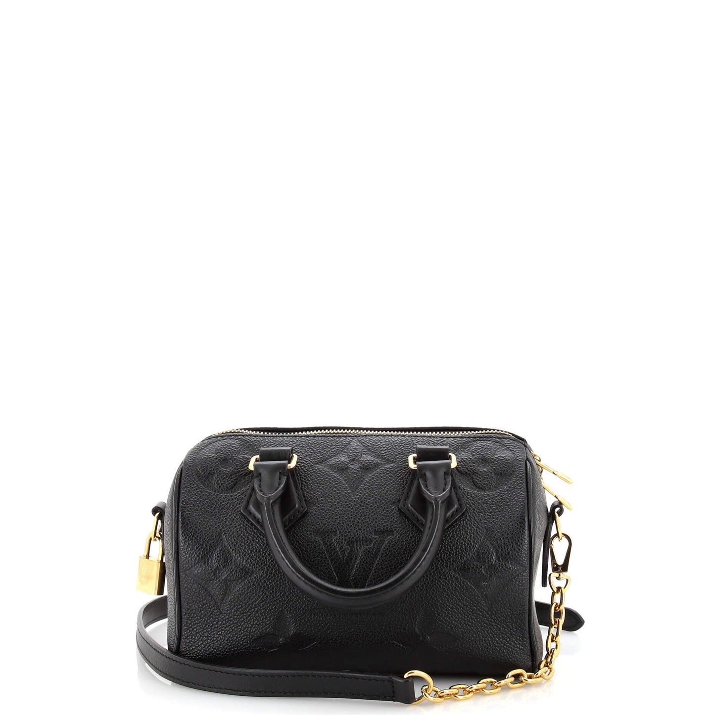 Louis Vuitton Speedy Bandouliere Bag Empreinte Giant Monogram Travel Bag