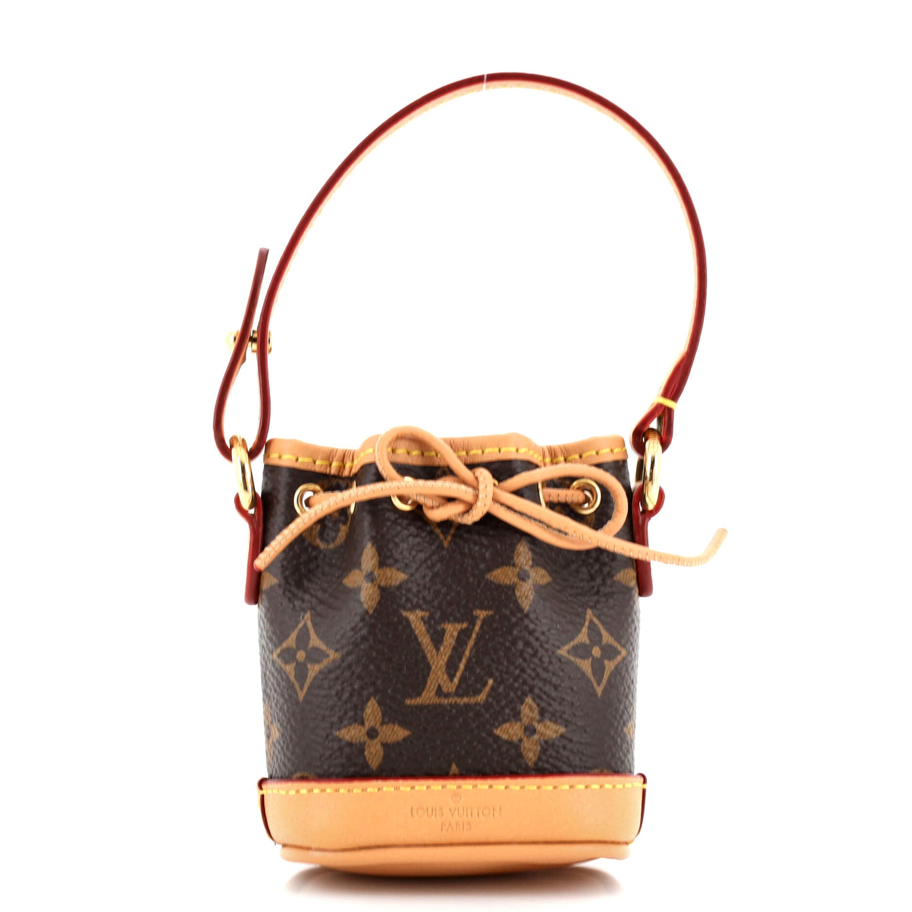 Louis Vuitton Noe Bag Charm Micro Canvas Monogram Travel Bag