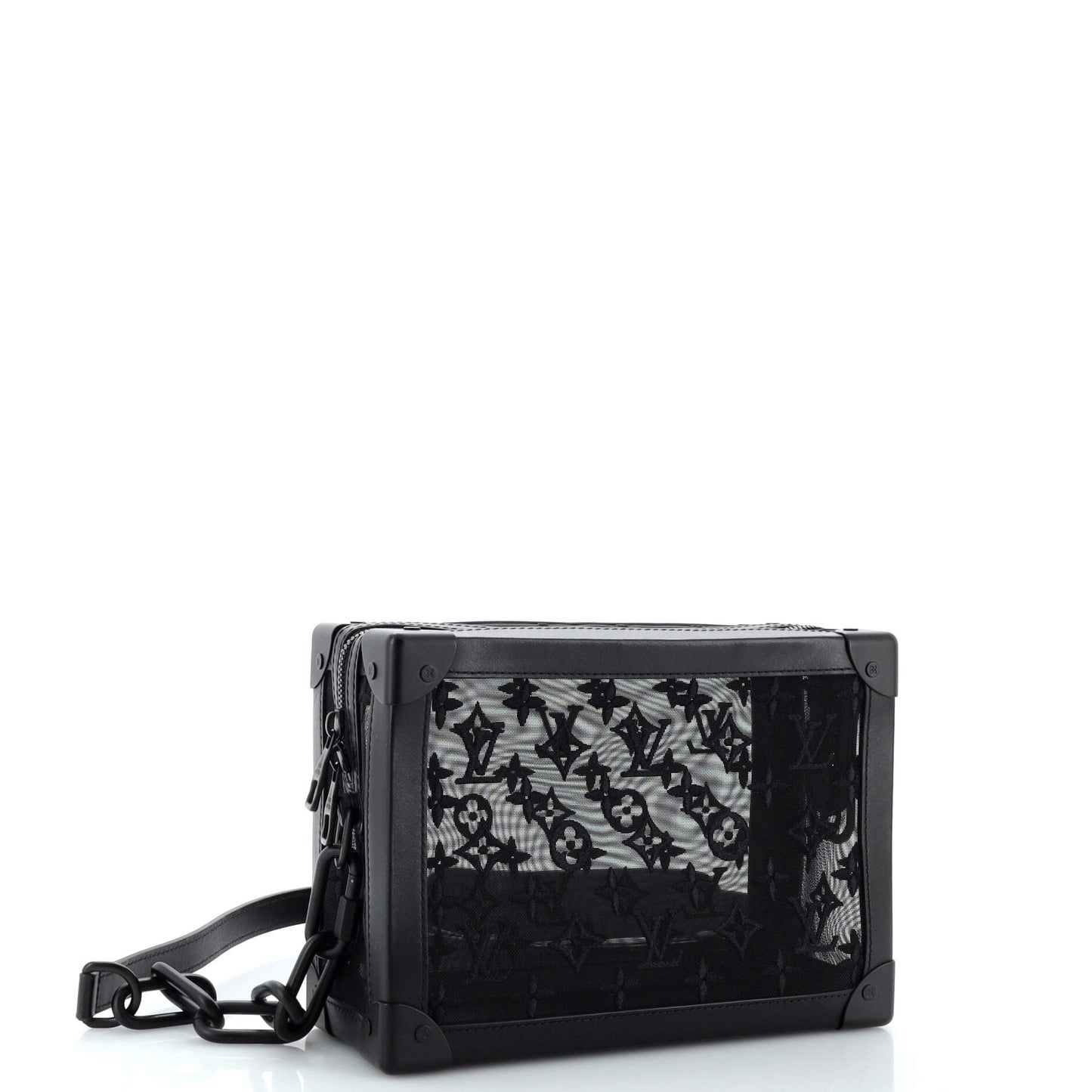 Louis Vuitton Soft Trunk Bag See Through Mesh Monogram Shoulder Bag