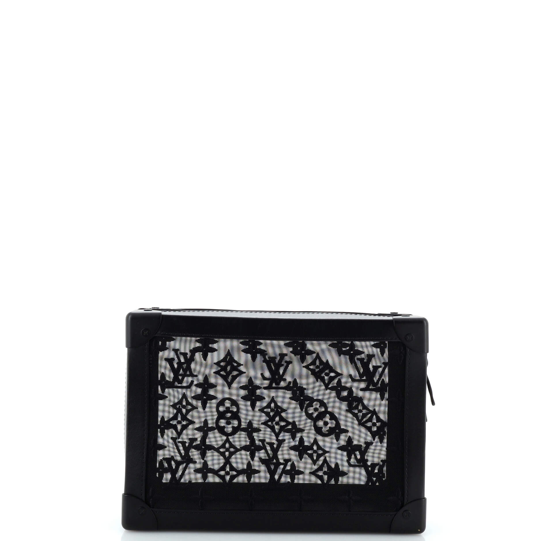 Louis Vuitton Soft Trunk Bag See Through Mesh Monogram Shoulder Bag