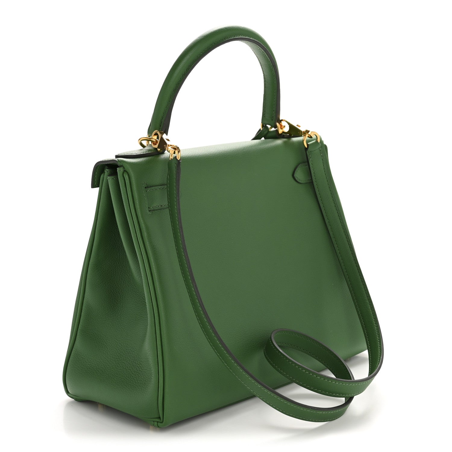 Hermes Evercolor Kelly Retourne Cactus Handbag Travel Bag