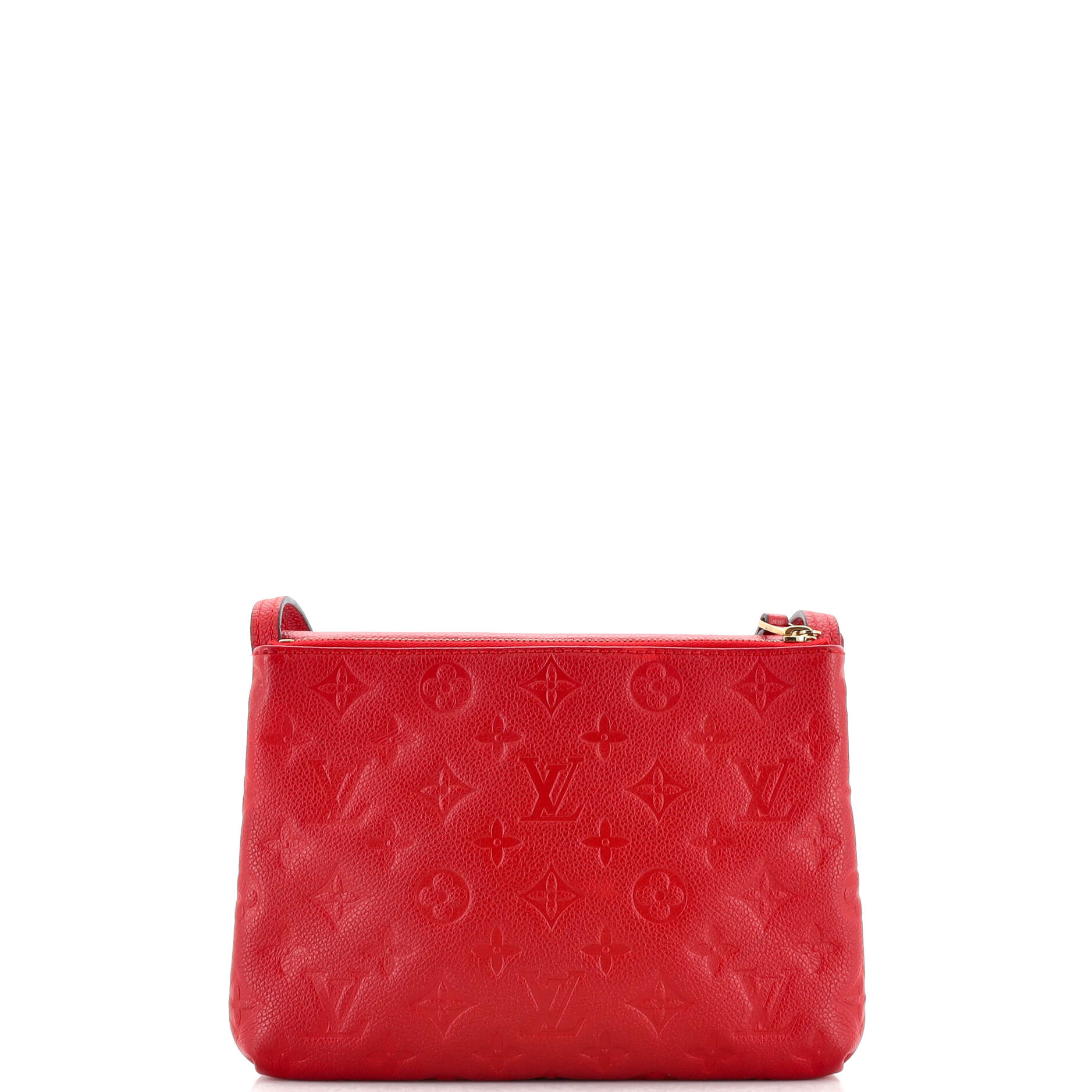 Louis Vuitton Twice Handbag Empreinte Leather Monogram Travel Bag