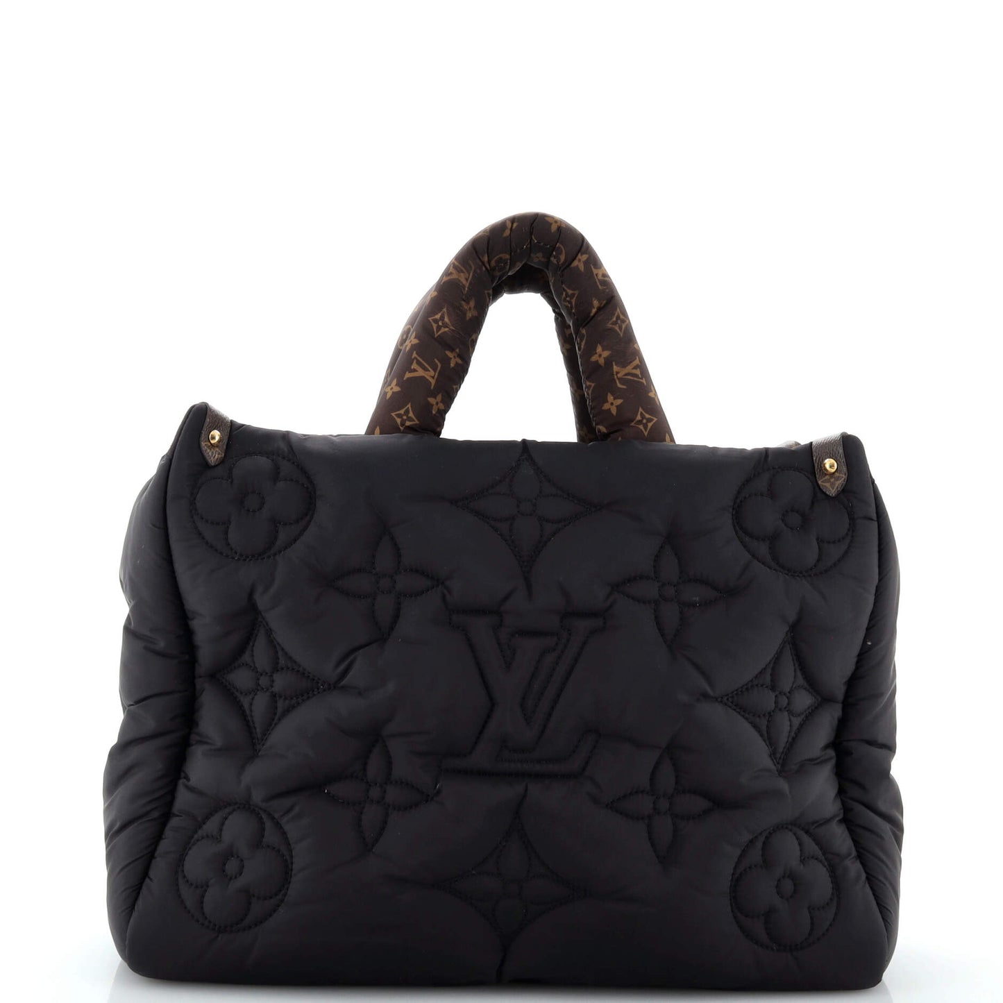 Louis Vuitton Pillow Onthego Tote Econyl Mm Nylon Quilted Tote Bag