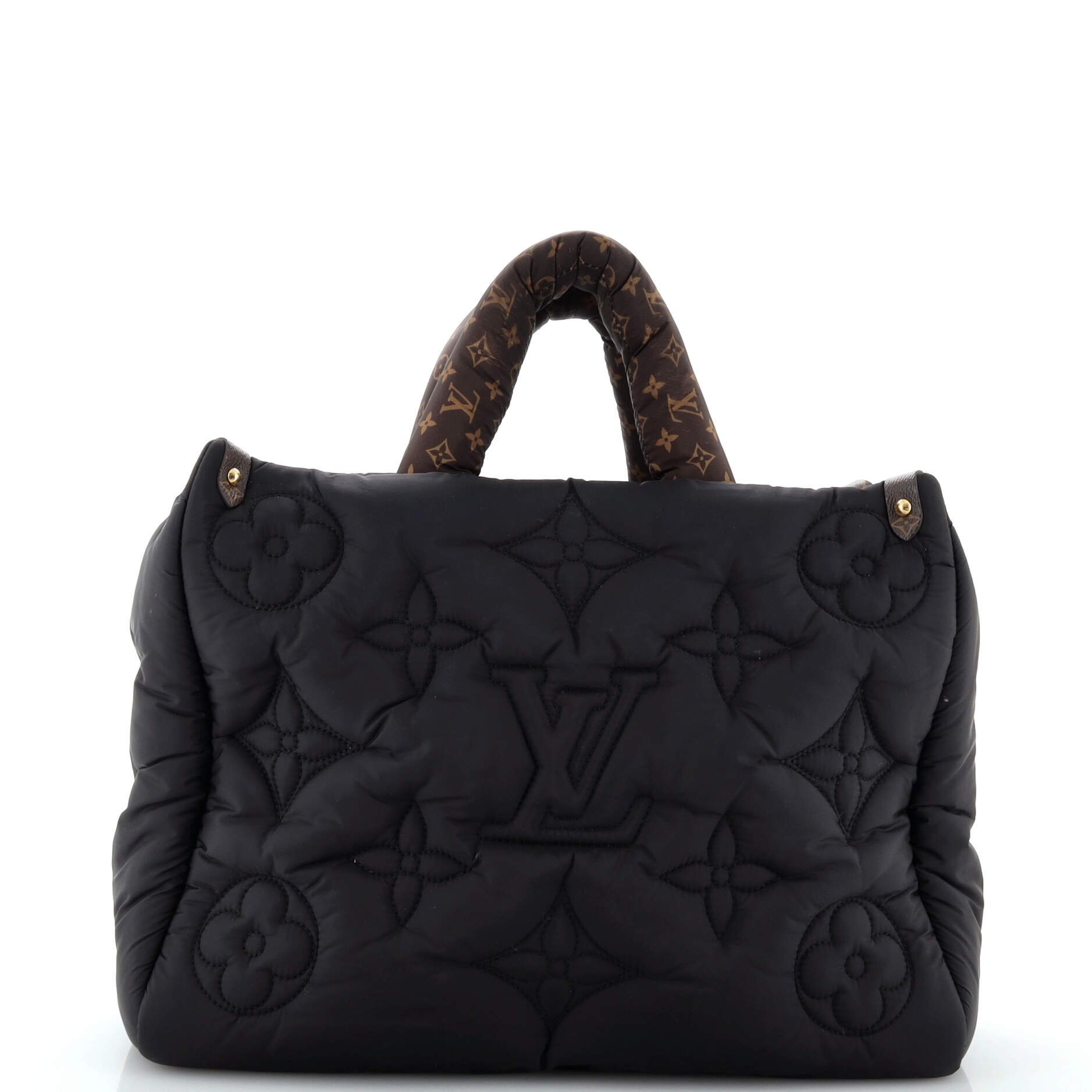 Louis Vuitton Pillow Onthego Tote Econyl Mm Nylon Quilted Tote Bag