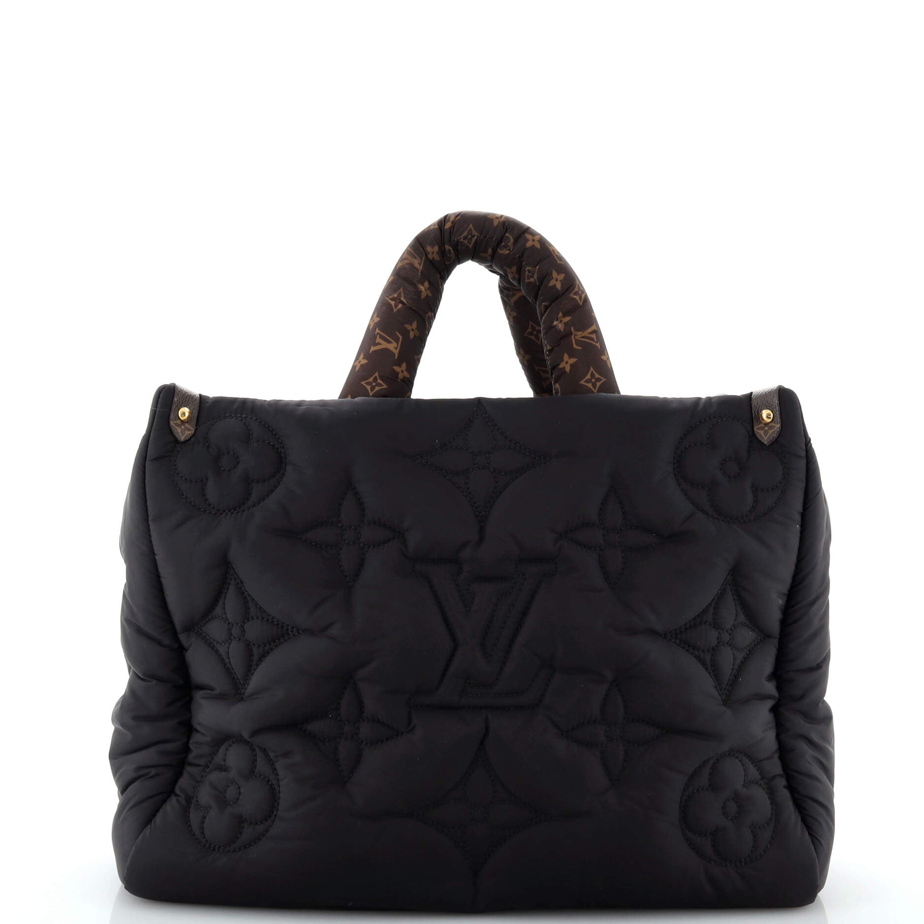 Louis Vuitton Pillow Onthego Tote Econyl Mm Nylon Quilted Tote Bag