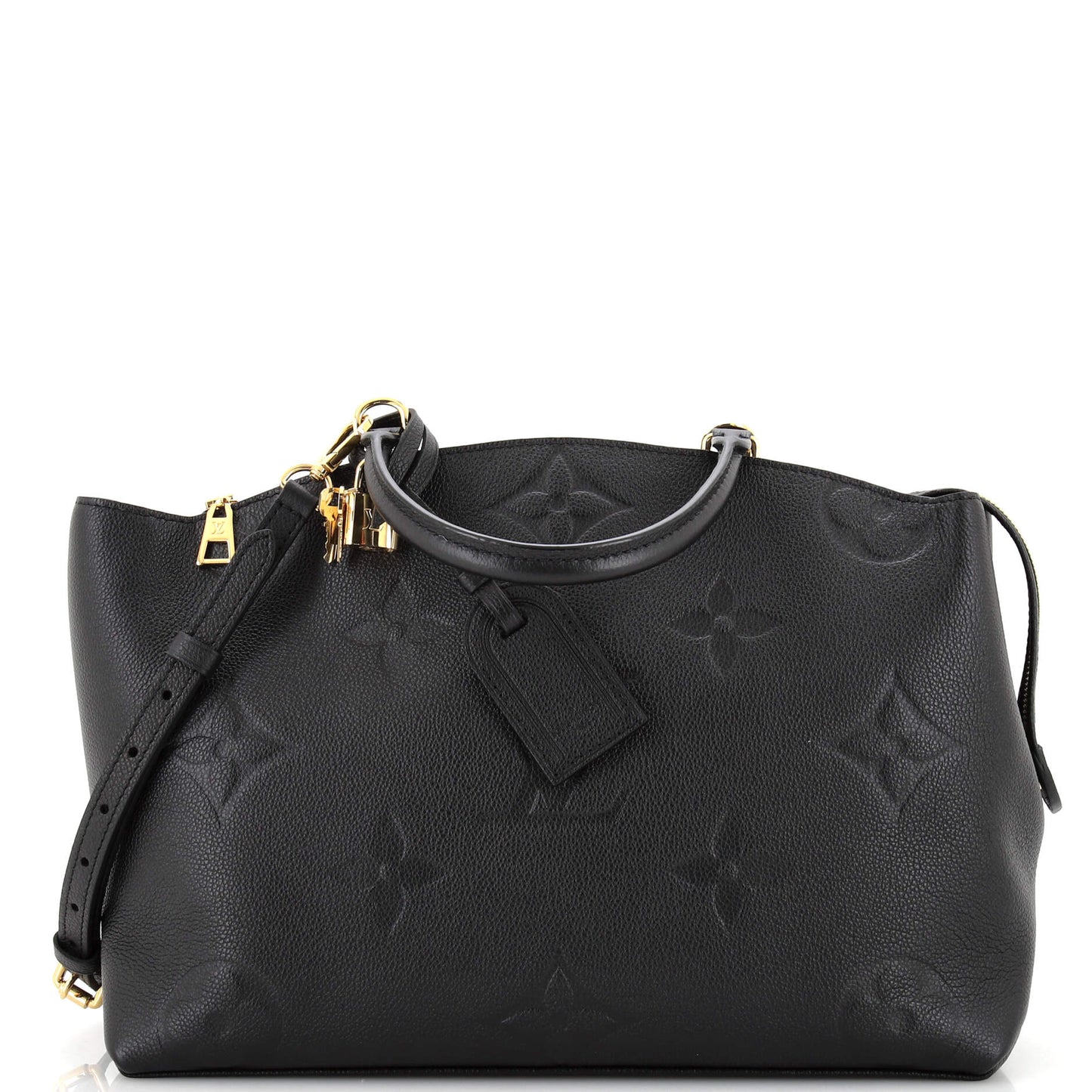 Louis Vuitton Grand Palais Handbag Empreinte Giant Monogram Shoulder Bag