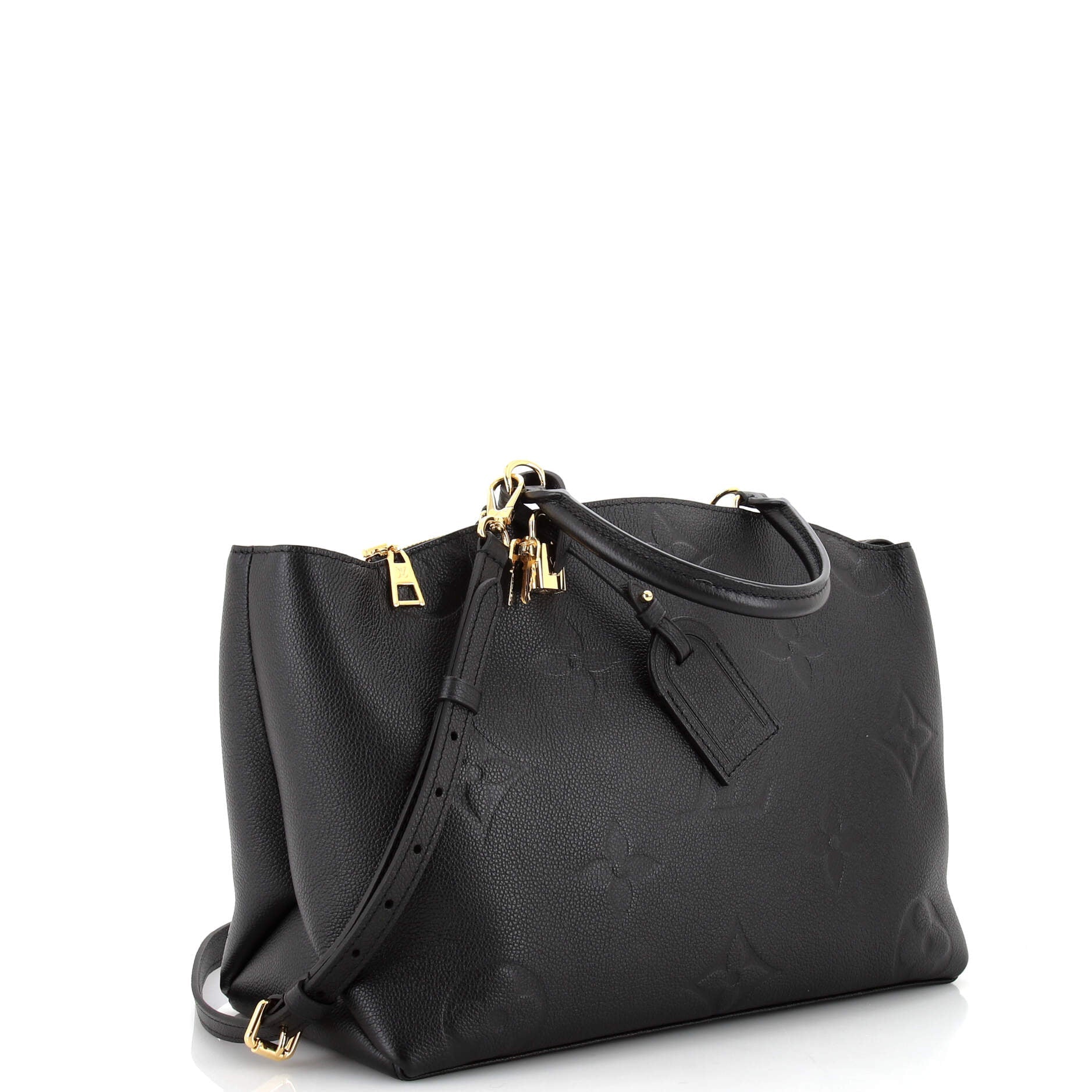 Louis Vuitton Grand Palais Handbag Empreinte Giant Monogram Shoulder Bag