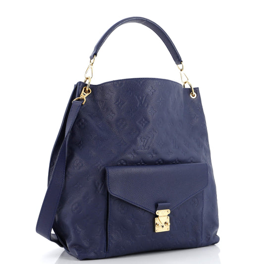 Louis Vuitton Metis Hobo Empreinte Leather Monogram Travel Bag