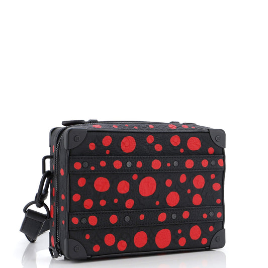 Louis Vuitton Handle Soft Trunk Bag Yayoi Kusama Infinity Leather Monogram Shoulder Bag