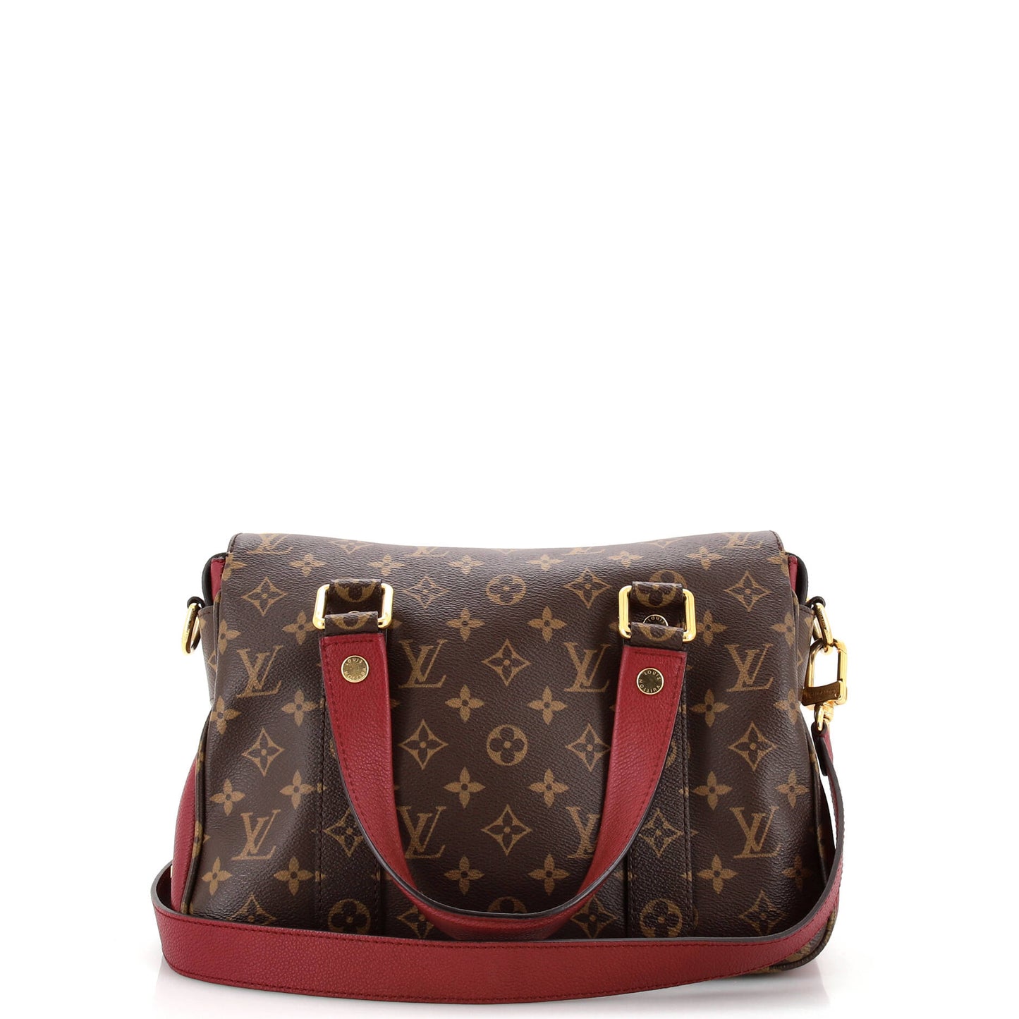 Louis Vuitton Manhattan Nm Handbag With Leather Canvas Shoulder Bag