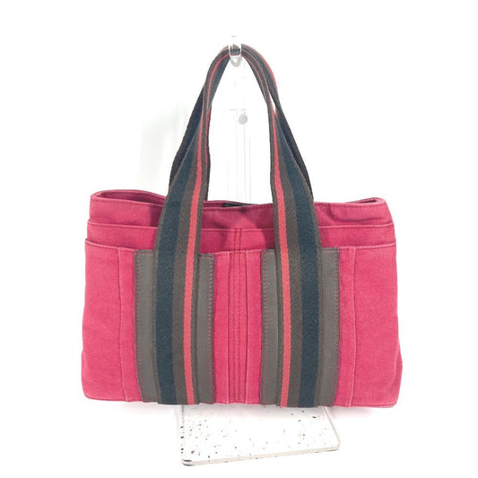 Hermes Tote Bag Troca Horizontal Pm Women Canvas Red